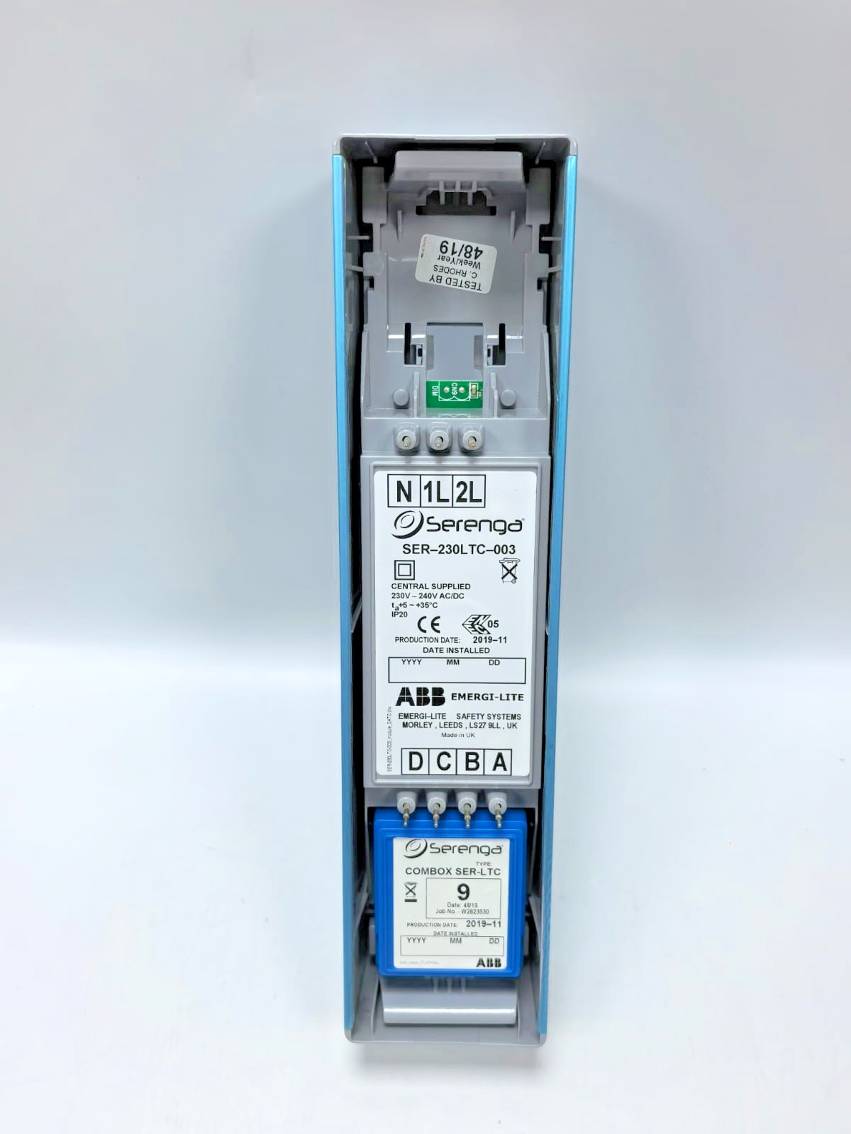 ABB SER-230LTC-003 ABB 7TCA091140R0216 EMERGI-LITE SER-230LTC-003 SERENGA CONTROL MODULE 230V LTC 3