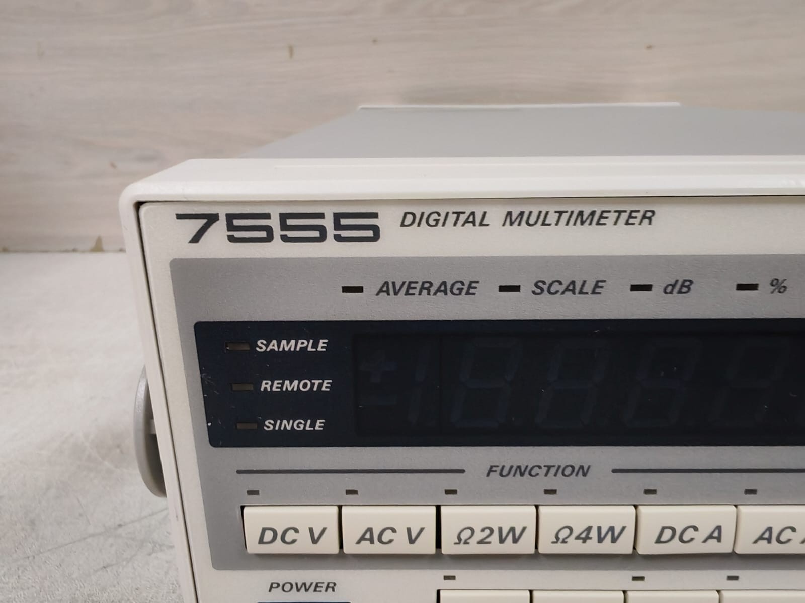 Yokogawa 7-F YOKOGAWA 7555 / 755501 -7-F 12WB18632 L DIGITAL MULTIMETER UNIT 230V 2