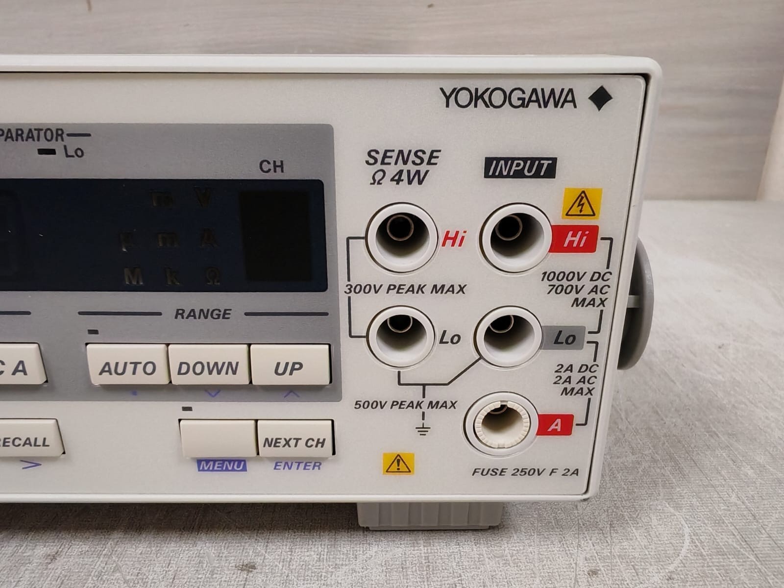 Yokogawa 7-F YOKOGAWA 7555 / 755501 -7-F 12WB18632 L DIGITAL MULTIMETER UNIT 230V 3