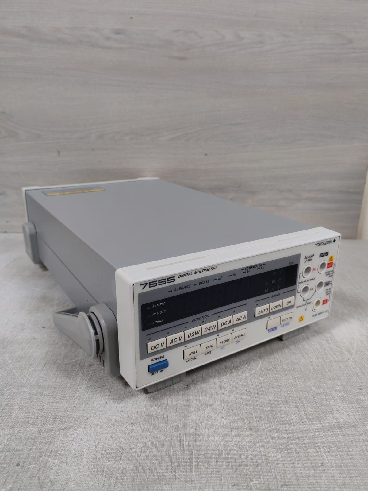 Yokogawa 7-F YOKOGAWA 7555 / 755501 -7-F 12WB18632 L DIGITAL MULTIMETER UNIT 230V 5