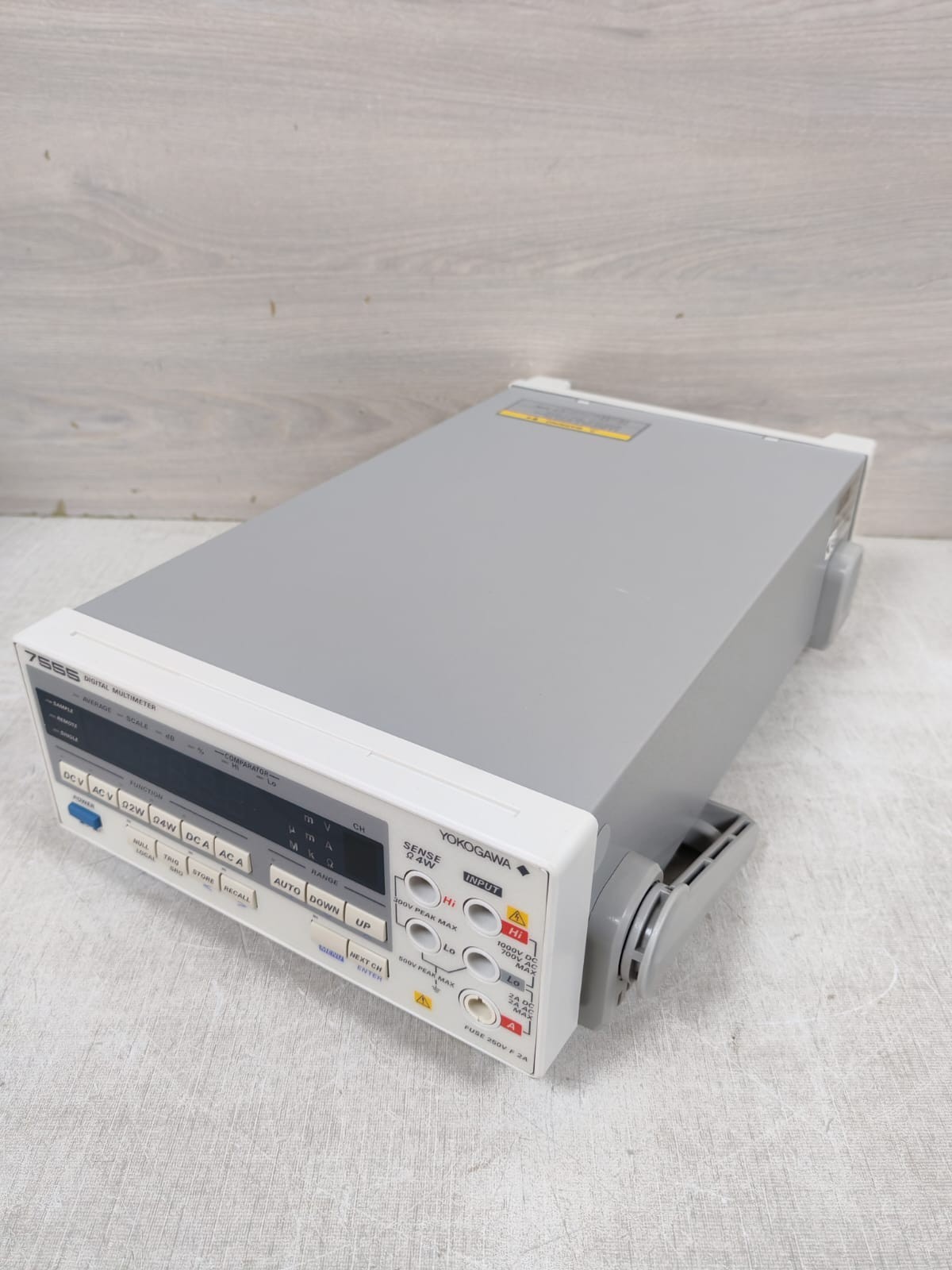 Yokogawa 7-F YOKOGAWA 7555 / 755501 -7-F 12WB18632 L DIGITAL MULTIMETER UNIT 230V 6