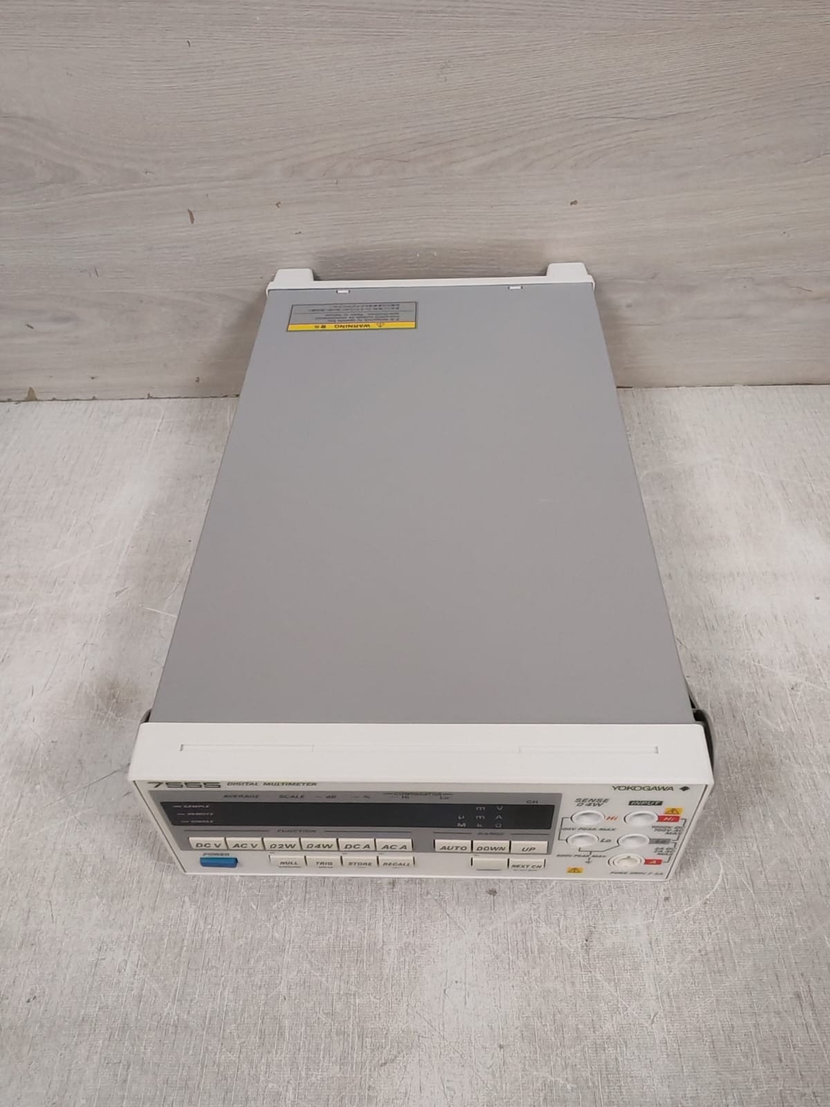 Yokogawa 7-F YOKOGAWA 7555 / 755501 -7-F 12WB18632 L DIGITAL MULTIMETER UNIT 230V 7