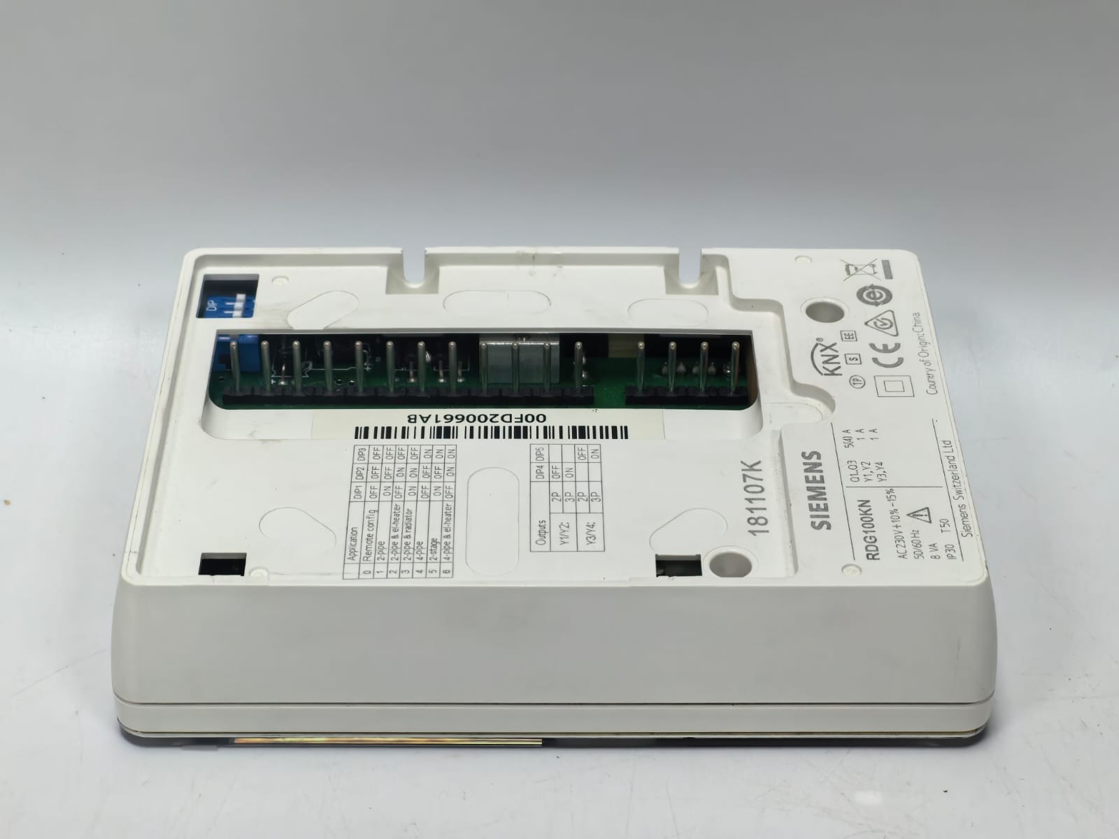 Siemens RDG100KN SIEMENS RDG100KN ROOM THERMOSTAT 181107K 8