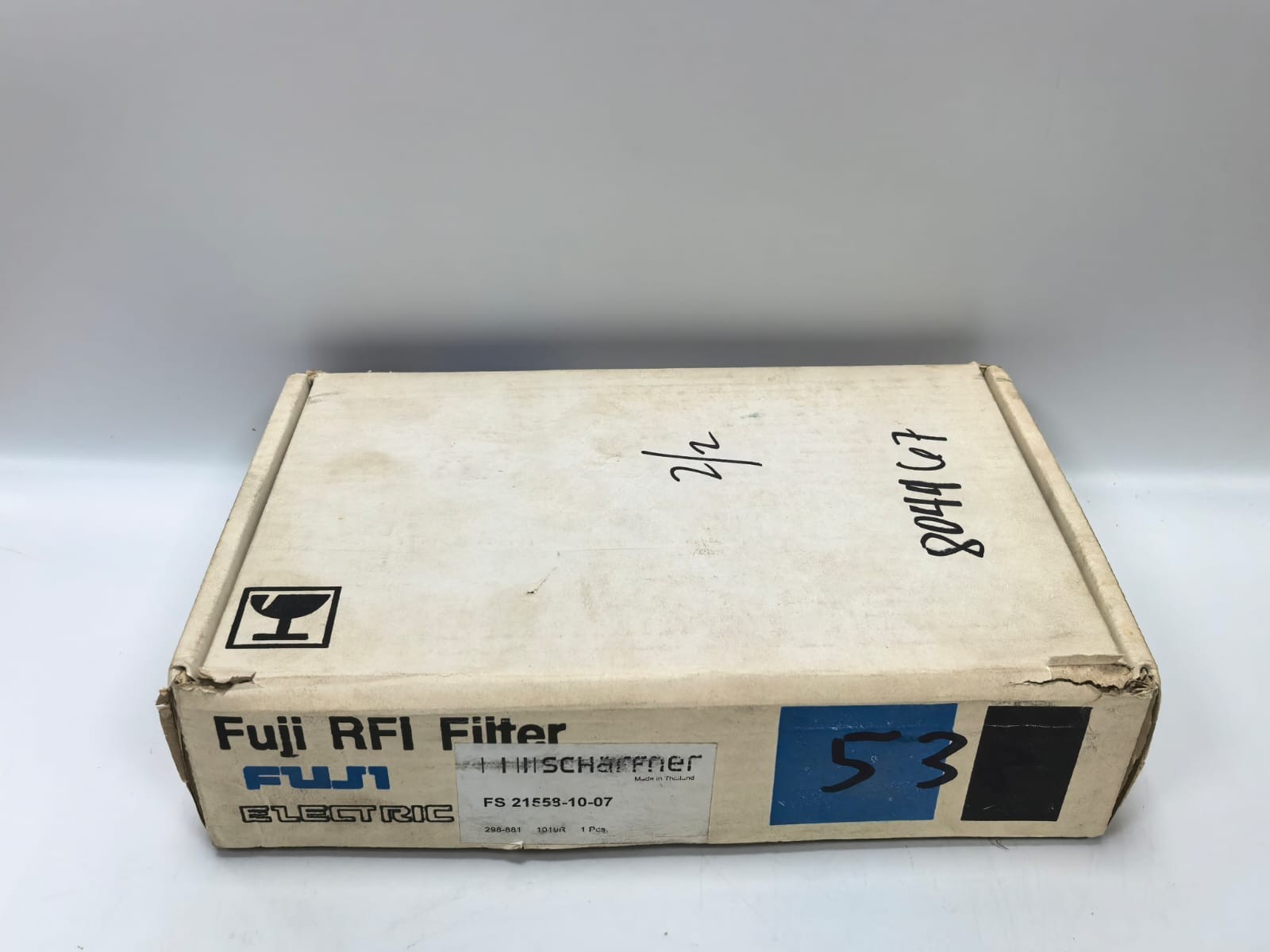 Fuji Electric FS21558-10-07 FUJI ELECTRIC SCHAFFNER FS21558-10-07 1 PHASE RFI FILTER 265V-50/60HZ 10A 8