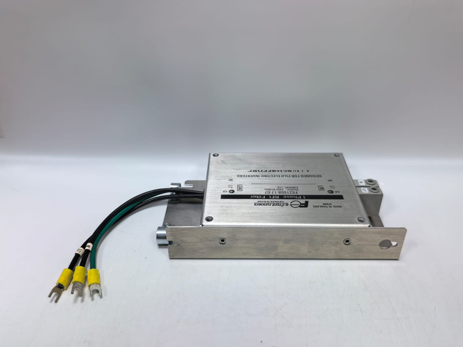 Fuji Electric FS21558-17-07 FUJI ELECTRIC SCHAFFNER FS21558-17-07 1-PHASE RFI FILTER 240V-50/60HZ 17A 5