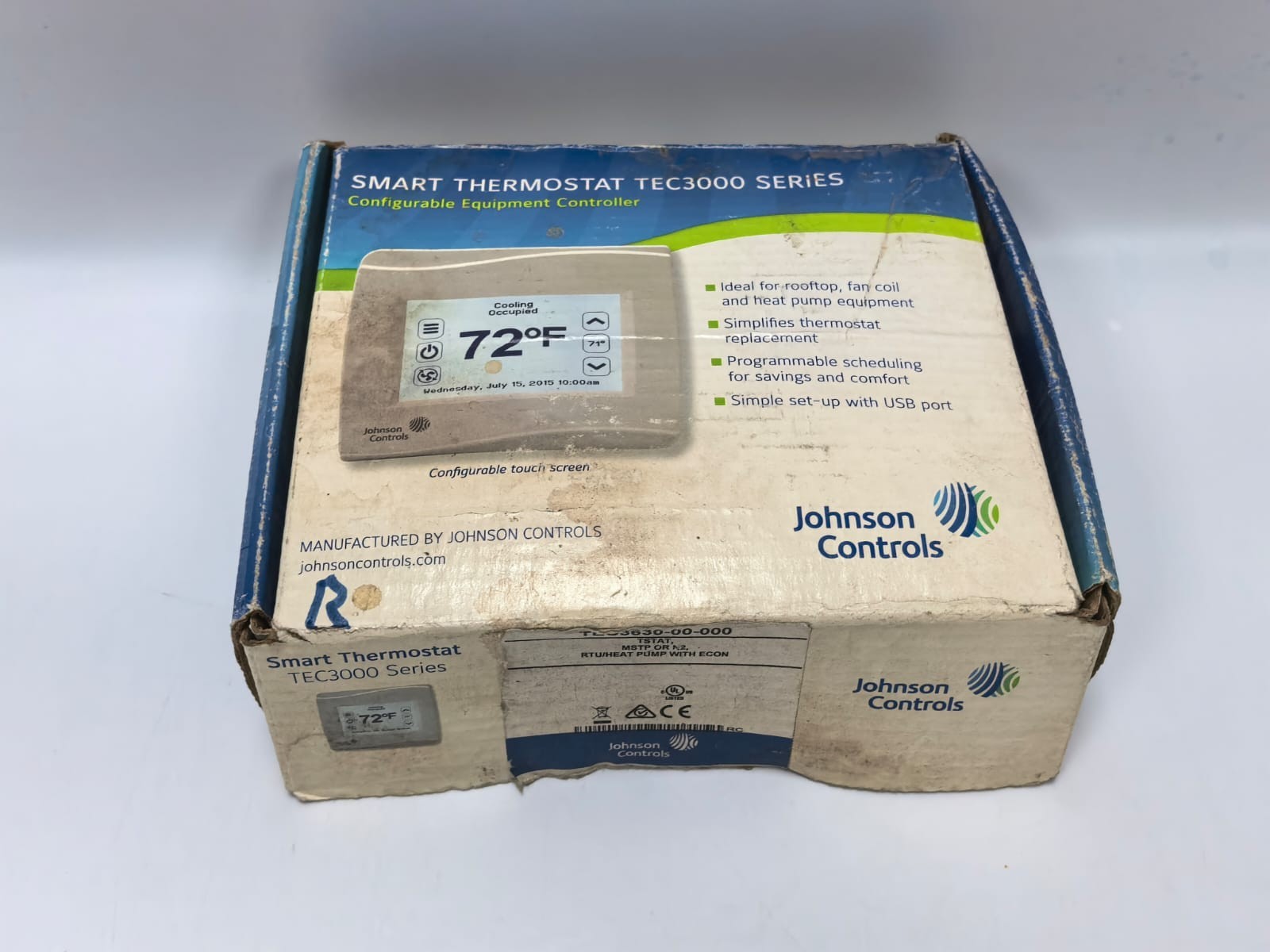Johnson Controls TEC3630-00-000 JOHNSON CONTROLS TEC3630-00-000 THERMOSTAT CONTROLLER 10