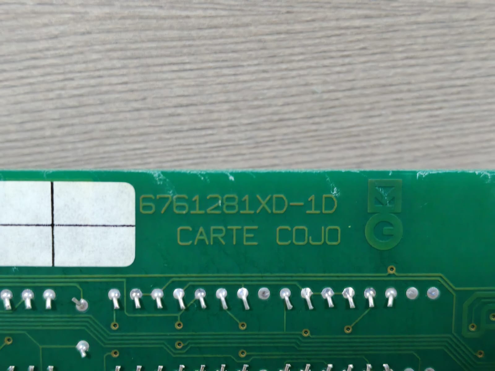CARTE COJO 6761259XD-1H / 6761281X-1D CARTE COJO 6761282 D8 6761259XD-1H / 6761281X-1D PCB MODULE 7