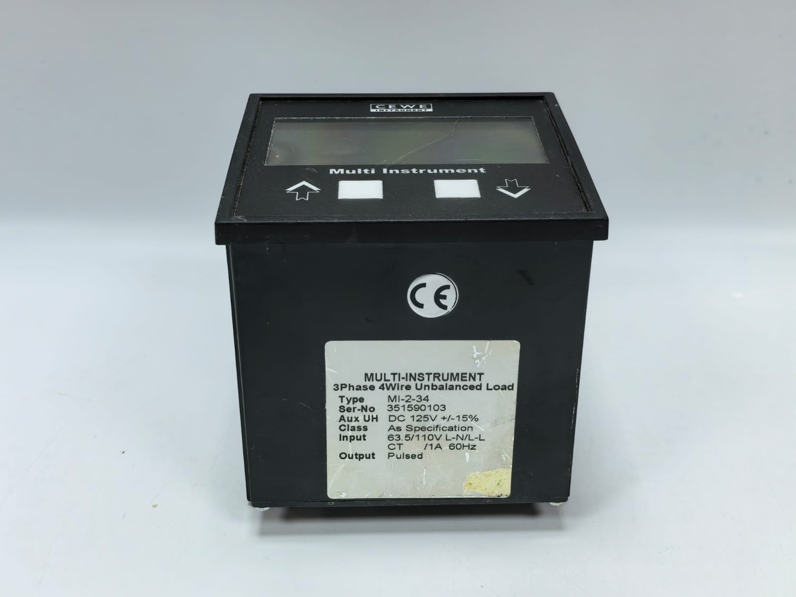 CEWE MI-2-34 CEWE MI-2-34 UNBALANCED LOAD 3-PHASE 4-WIRE 5