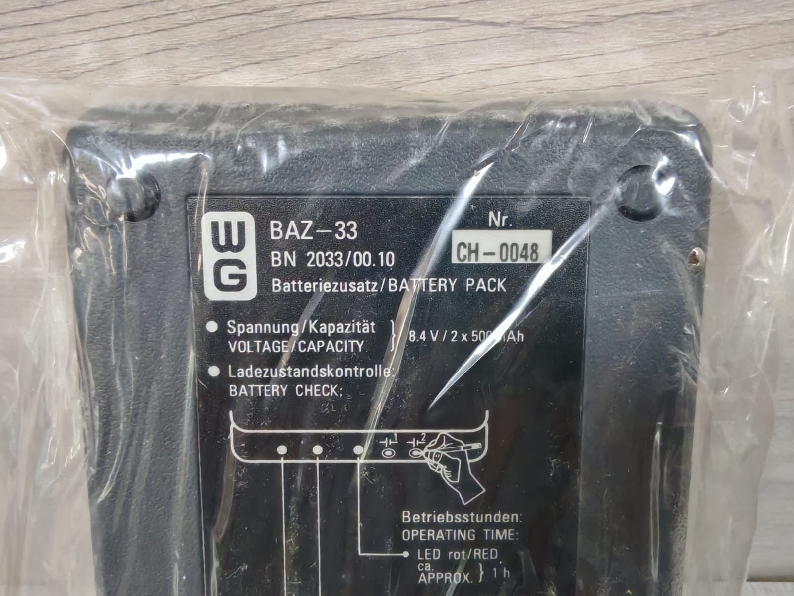 WANDEL & GOLTERMANN BN 2033/00.10 WANDEL & GOLTERMANN BN 2033/00.10 BATTERY PACK 3