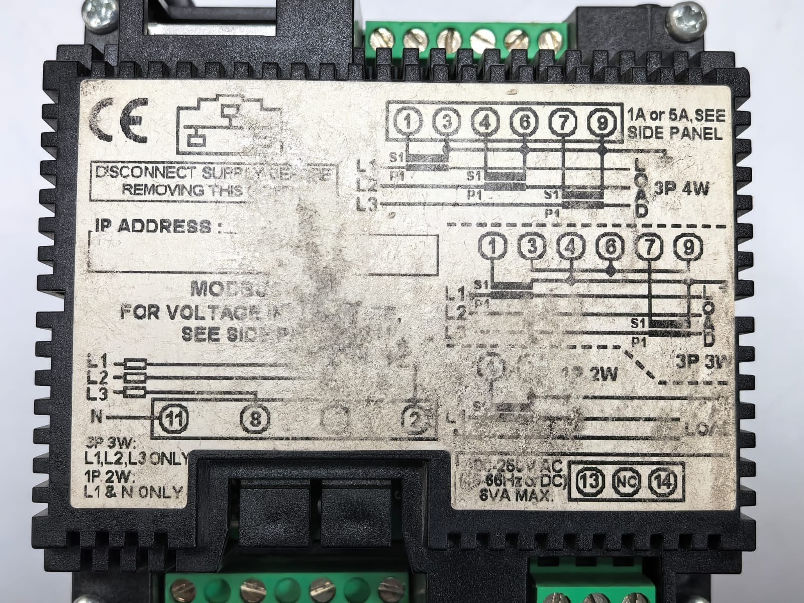 CROMPTON INT-1630-L-1-M-070 CROMPTON INTEGRA INT-1630-L-1-M-070 DIGITAL METERING SYSTEM 100-240V 10