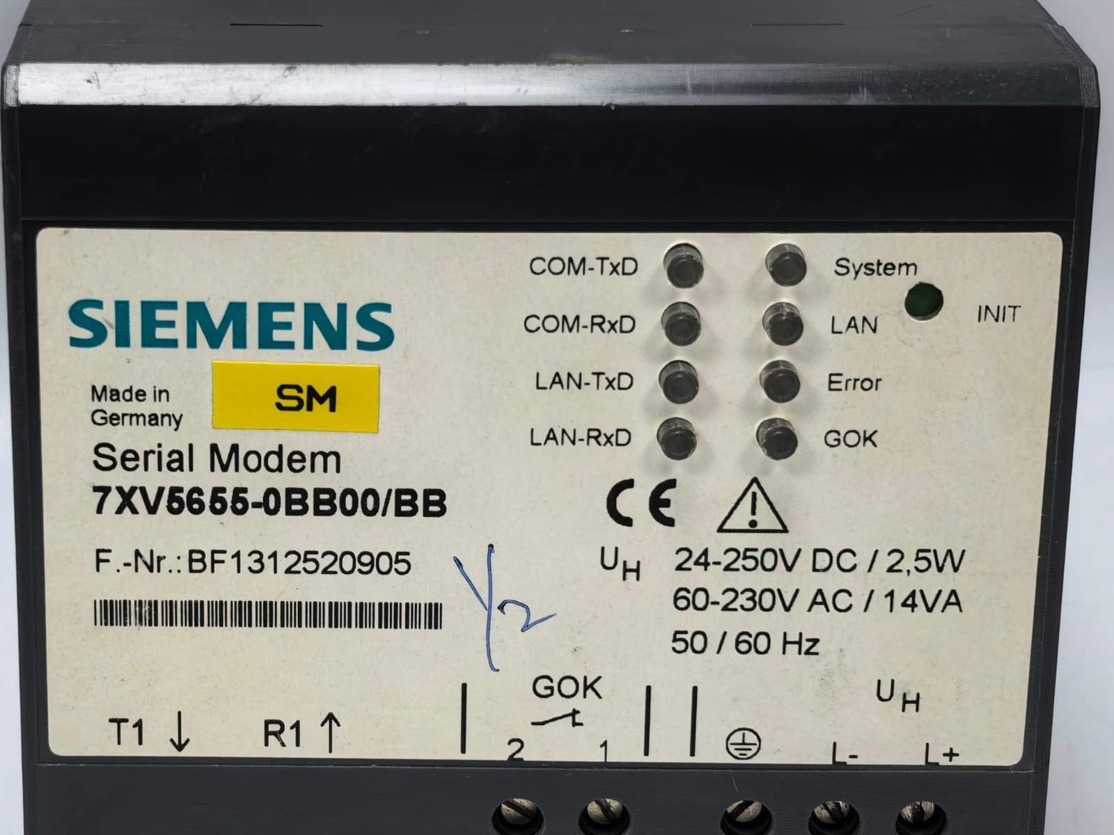 Siemens 7XV5655-0BB00/BB SIEMENS 7XV5655-0BB00/BB ETHERNET MODEM 3
