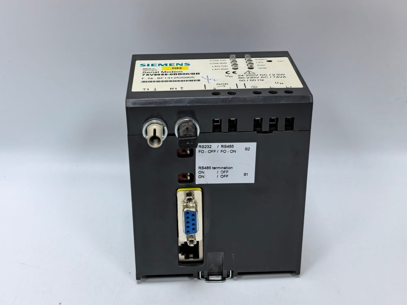 Siemens 7XV5655-0BB00/BB SIEMENS 7XV5655-0BB00/BB ETHERNET MODEM 7