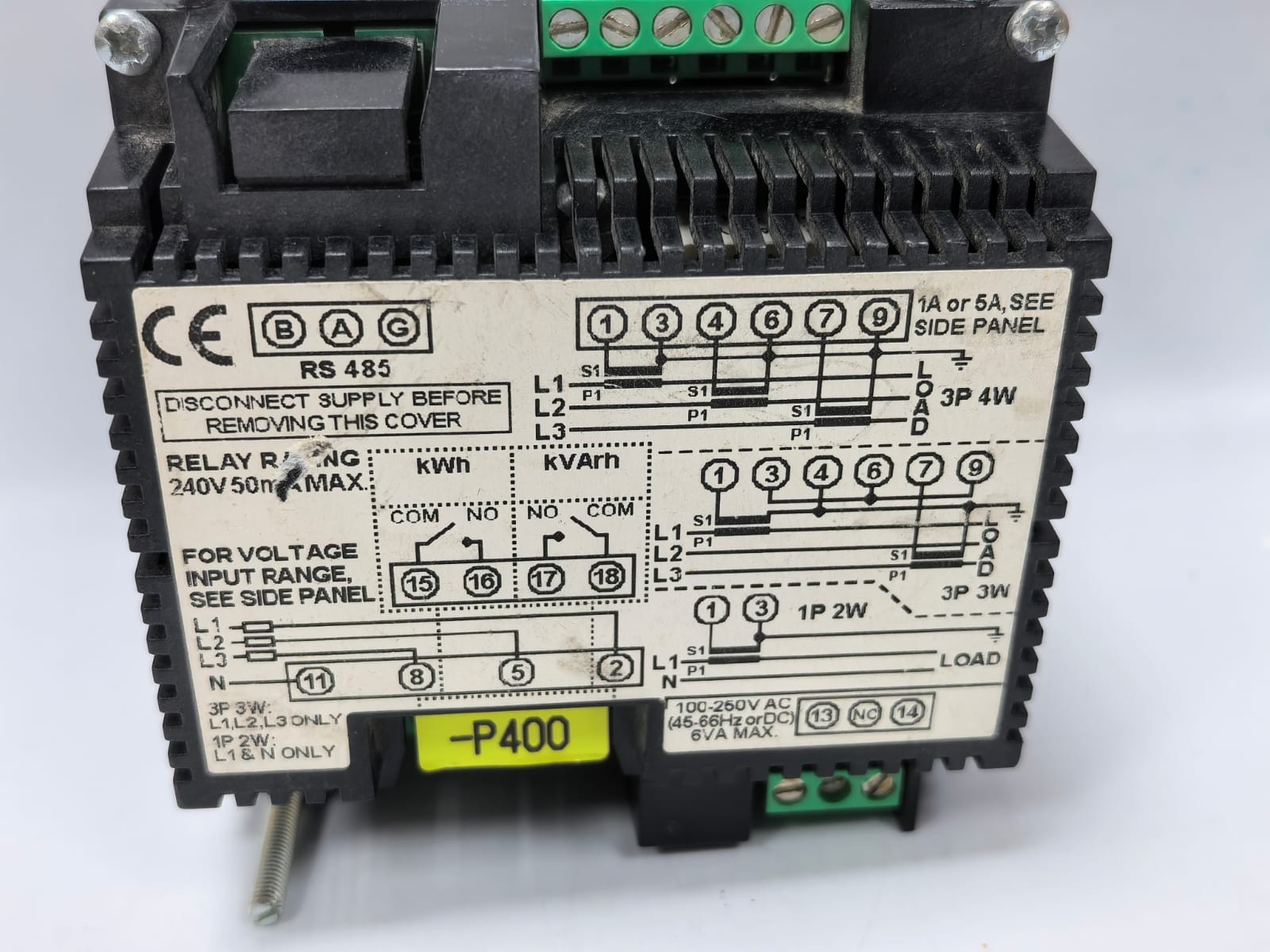 CROMPTON INT-1630-L-1-M-000 CROMPTON INTEGRA INT-1630-L-1-M-000 DIGITAL METERING SYSTEM 100-240V 7