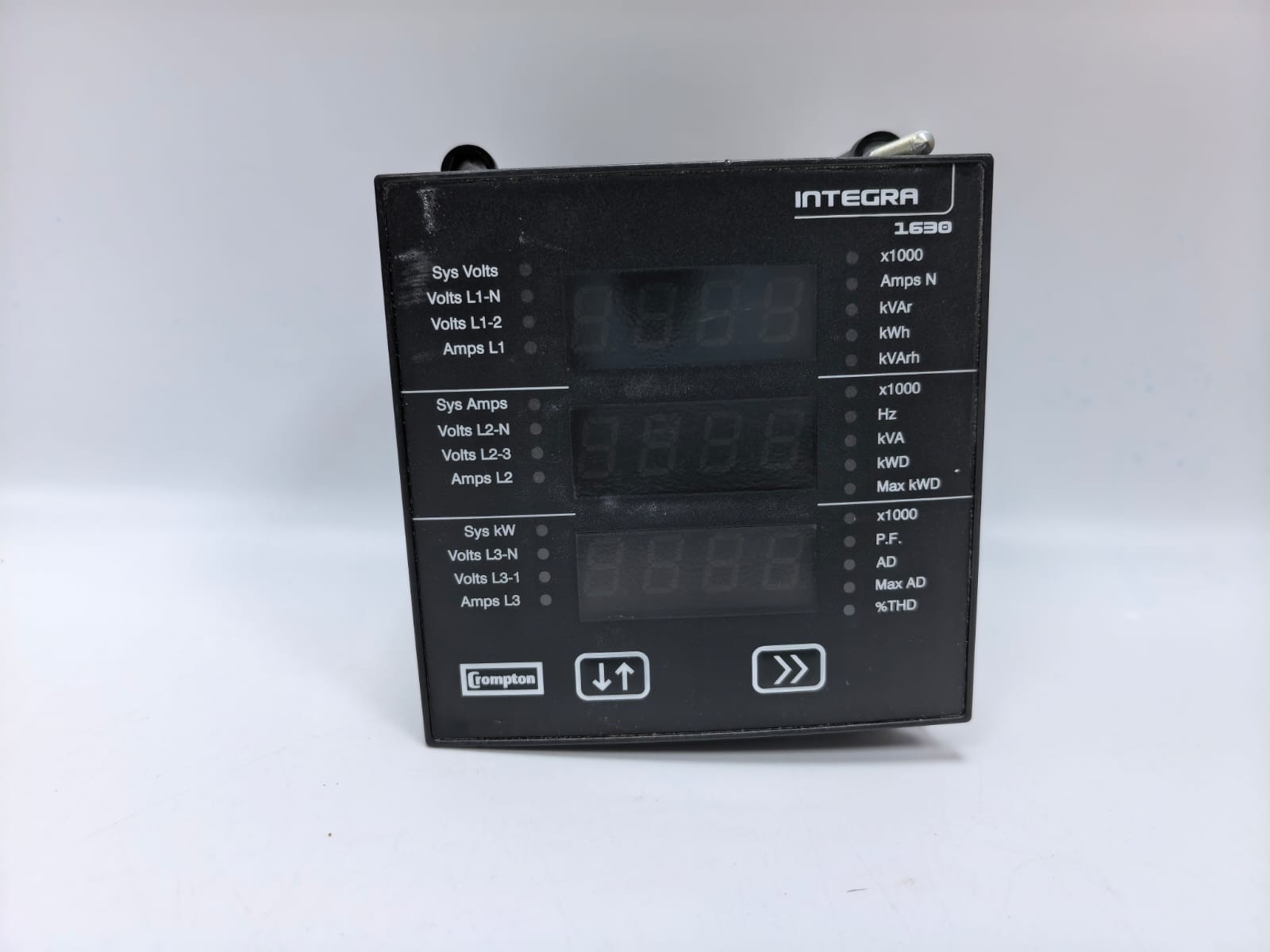 CROMPTON INTEGRA INT-1630-L-1-M-000 DIGITAL METERING SYSTEM 100-240V