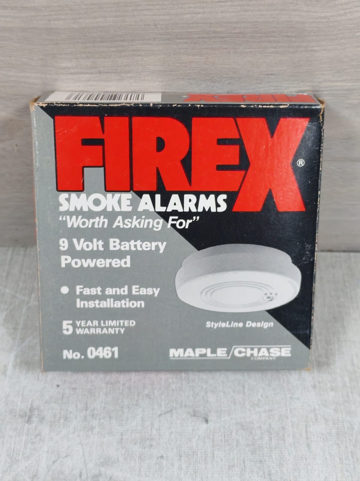 FIREX FIREX-0461 FIREX 0461 SMOKE ALARM 9VOLTS POWERED 9