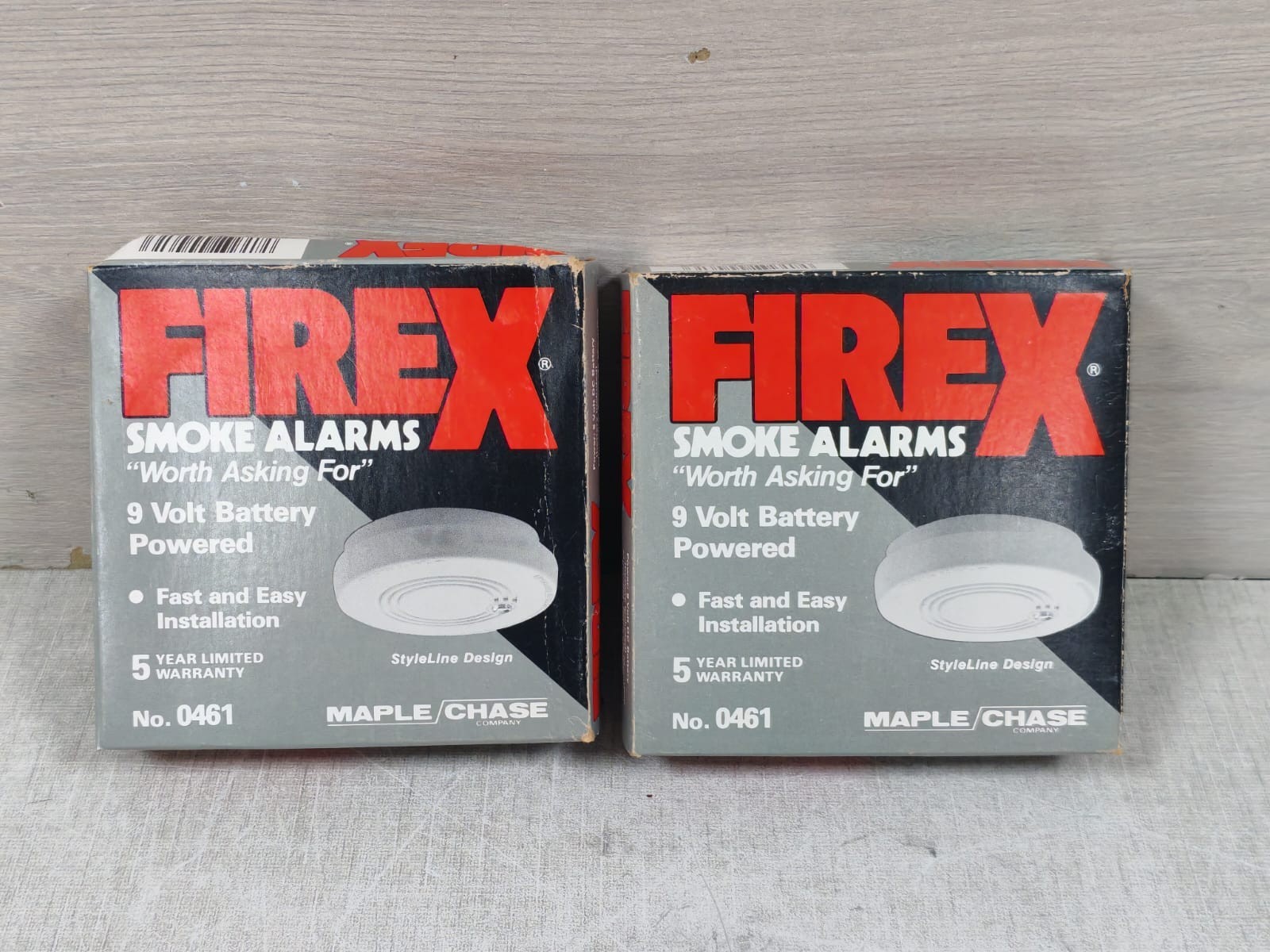 FIREX 0461 SMOKE ALARM 9VOLTS POWERED