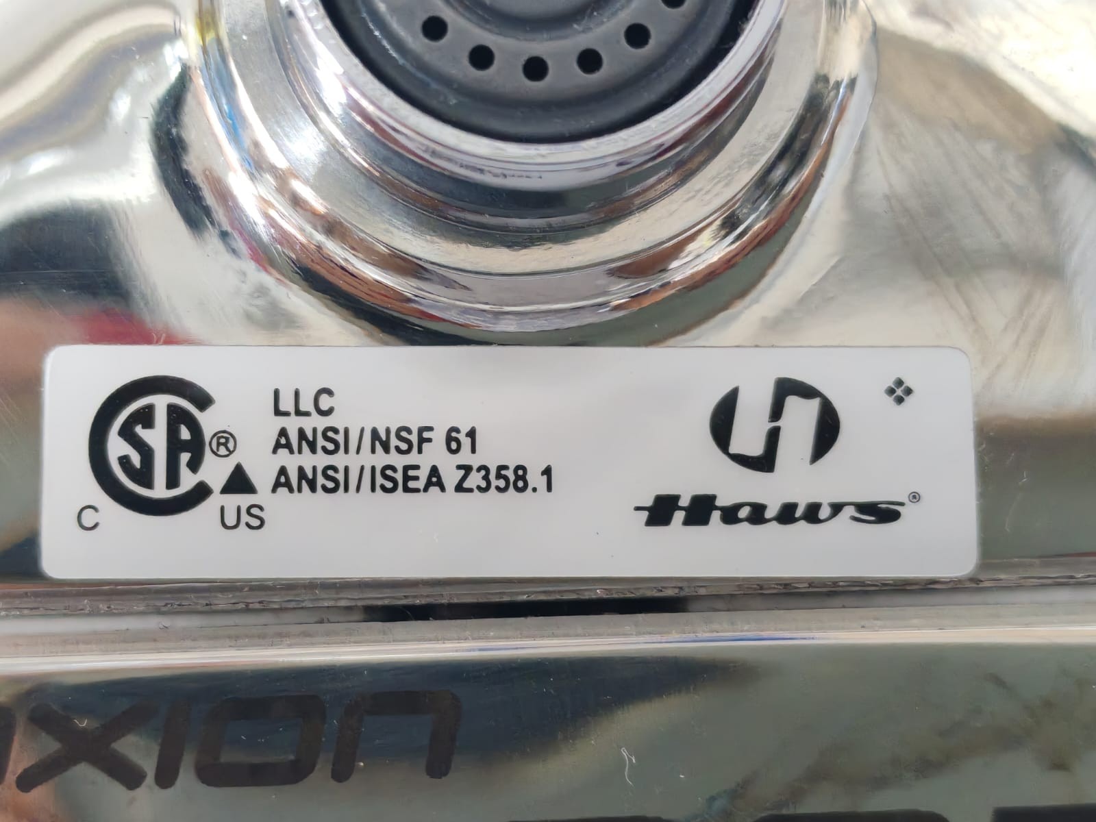 HAWS HAWS-7620 HAWS 7620 AXION EYEPOD EYEWASH FAUCET MOUNT 3
