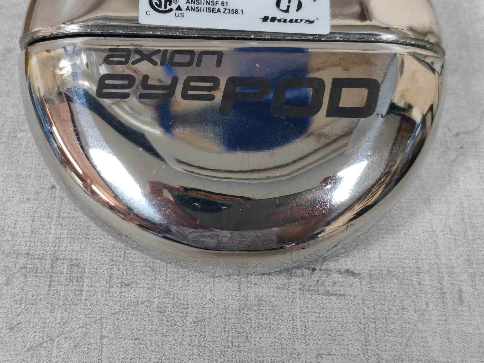 HAWS HAWS-7620 HAWS 7620 AXION EYEPOD EYEWASH FAUCET MOUNT 8