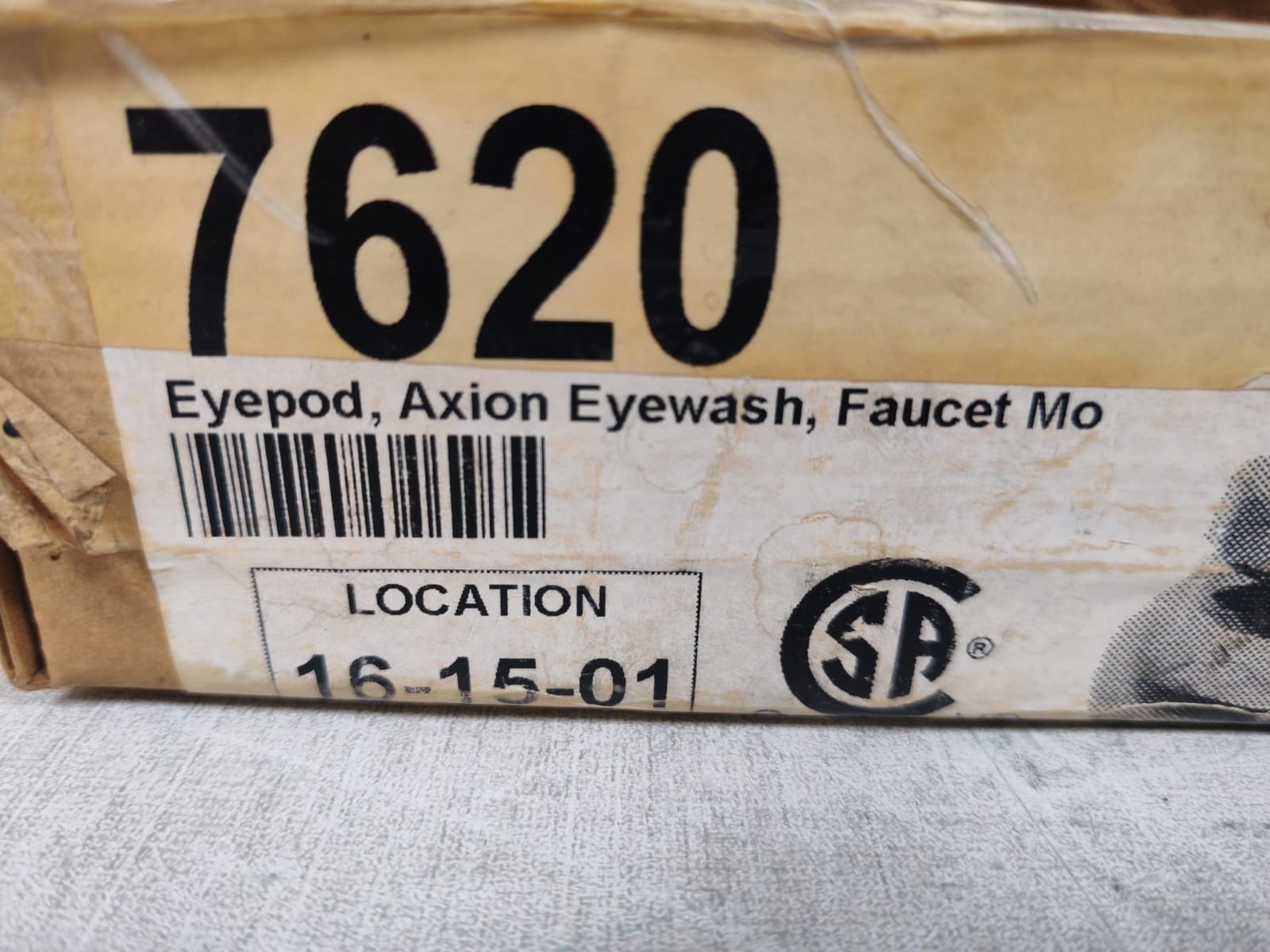 HAWS HAWS-7620 HAWS 7620 AXION EYEPOD EYEWASH FAUCET MOUNT 10