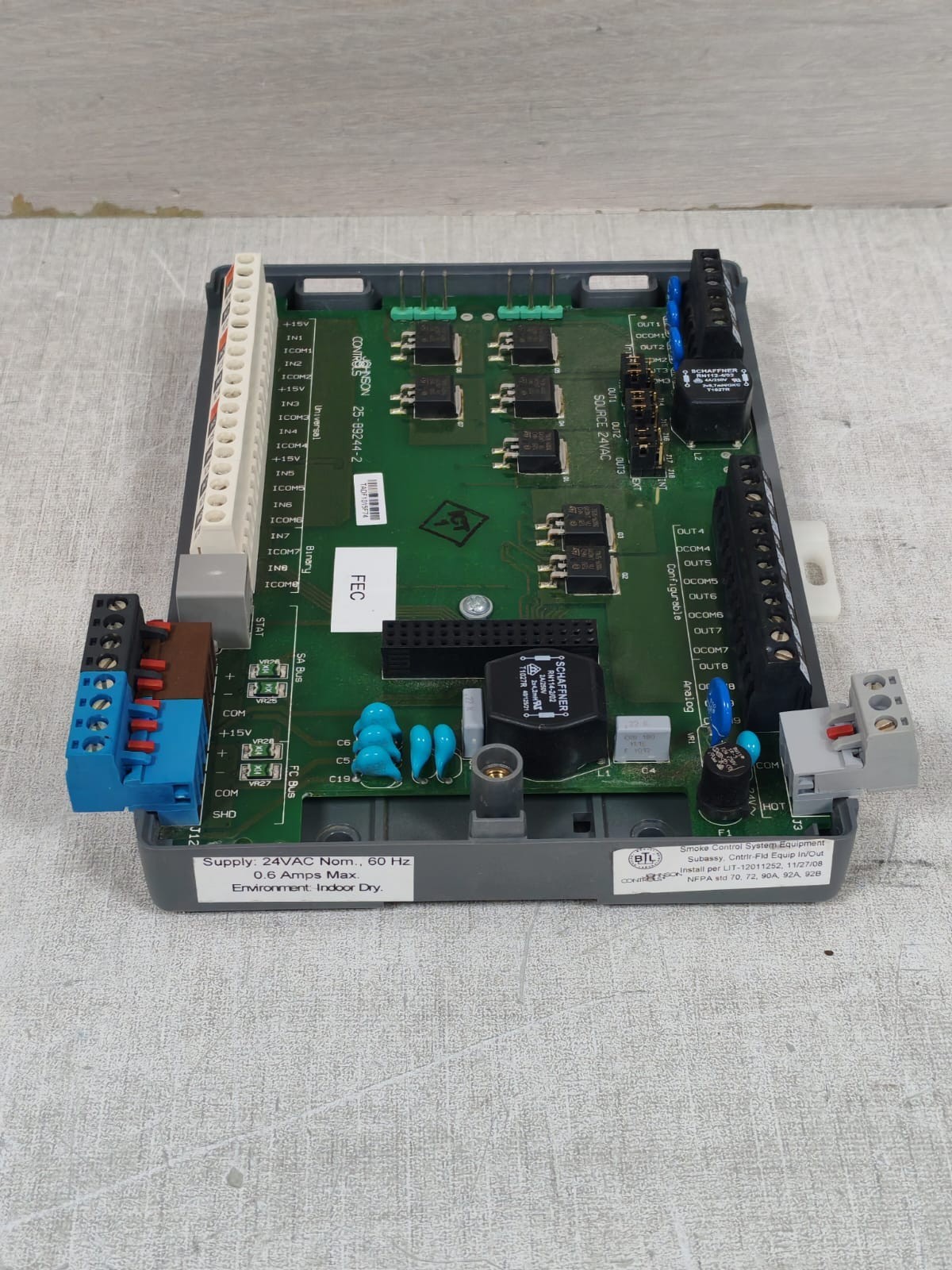 Johnson Controls 25-89244-2 / MS-FEU26X0-0U JOHNSON CONTROLS 25-89244-2 / MS-FEU26X0-0U 7