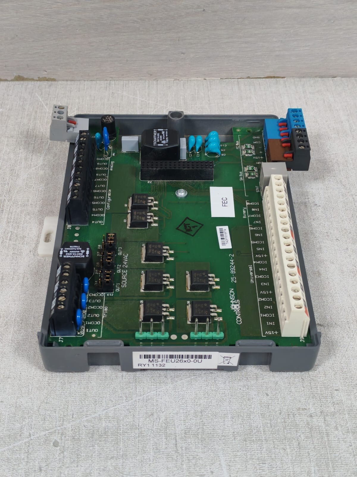 Johnson Controls 25-89244-2 / MS-FEU26X0-0U JOHNSON CONTROLS 25-89244-2 / MS-FEU26X0-0U 8