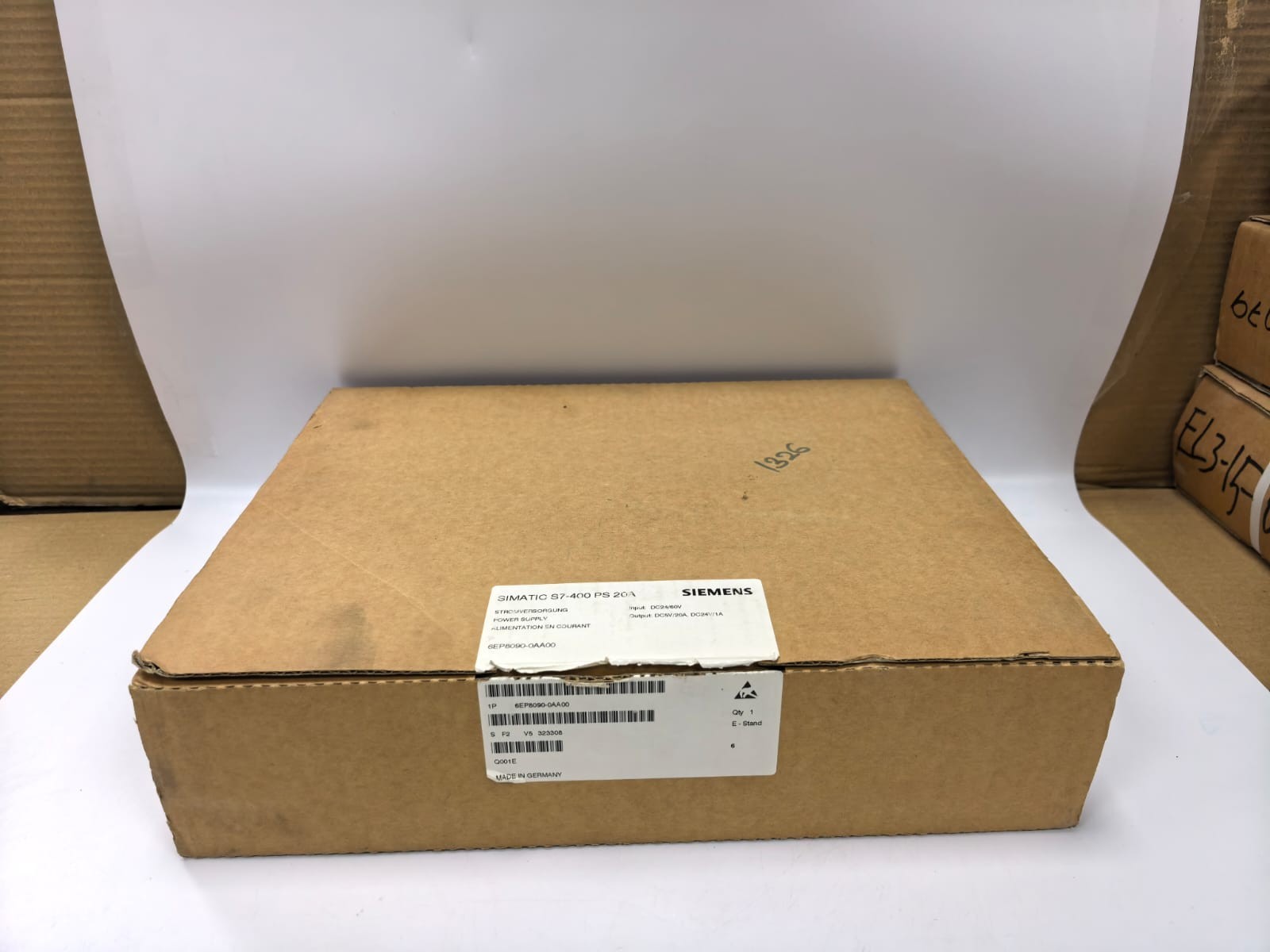 Siemens 6EP8090-0AA00 SIEMENS 6EP8090-0AA00 SIMATIC S7-400 PS 20A POWER SUPPLY 10