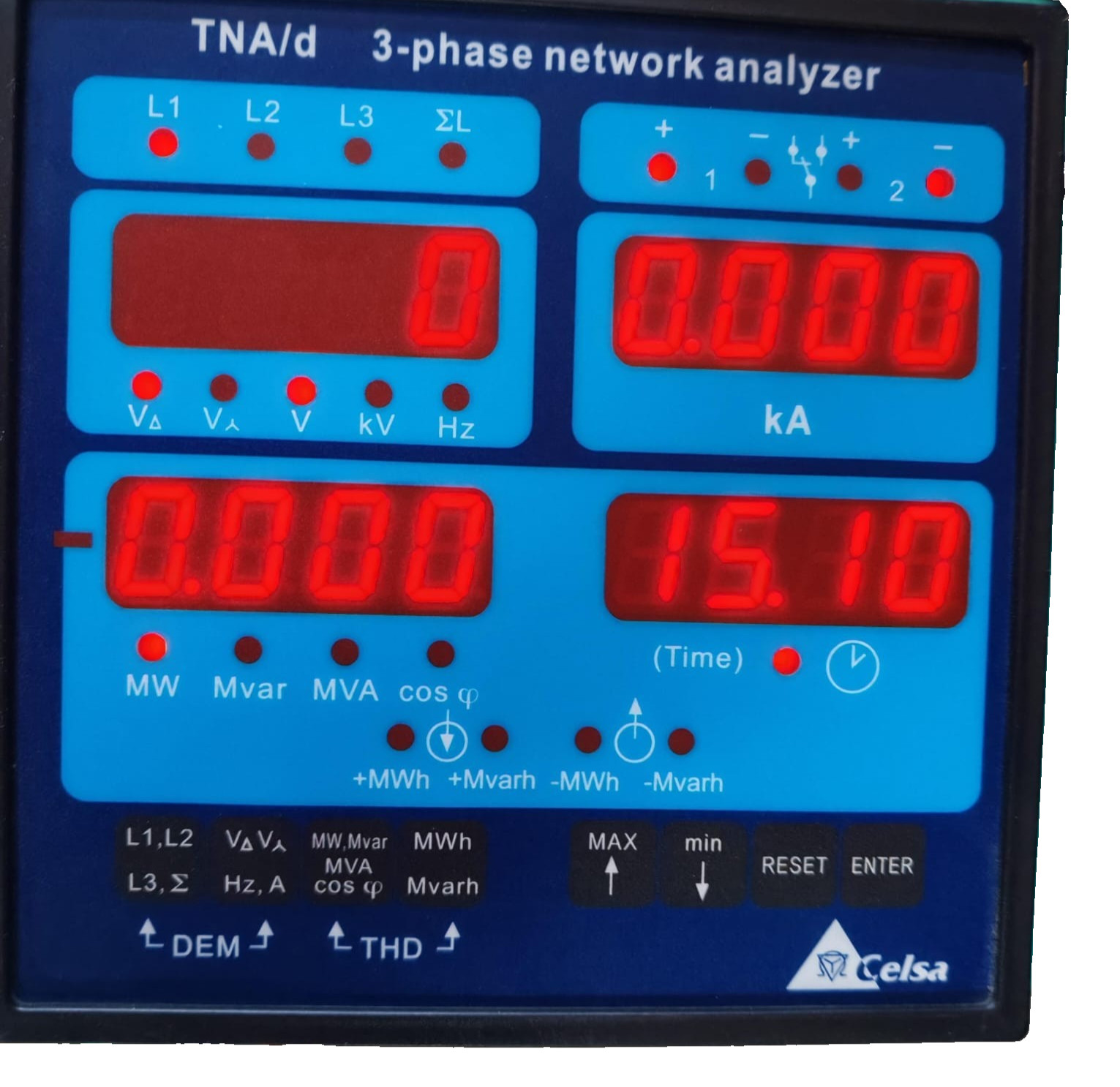 CELSA TNA/D CELSA TNA/D 3-PHASE NETWORK ANALYZER 3