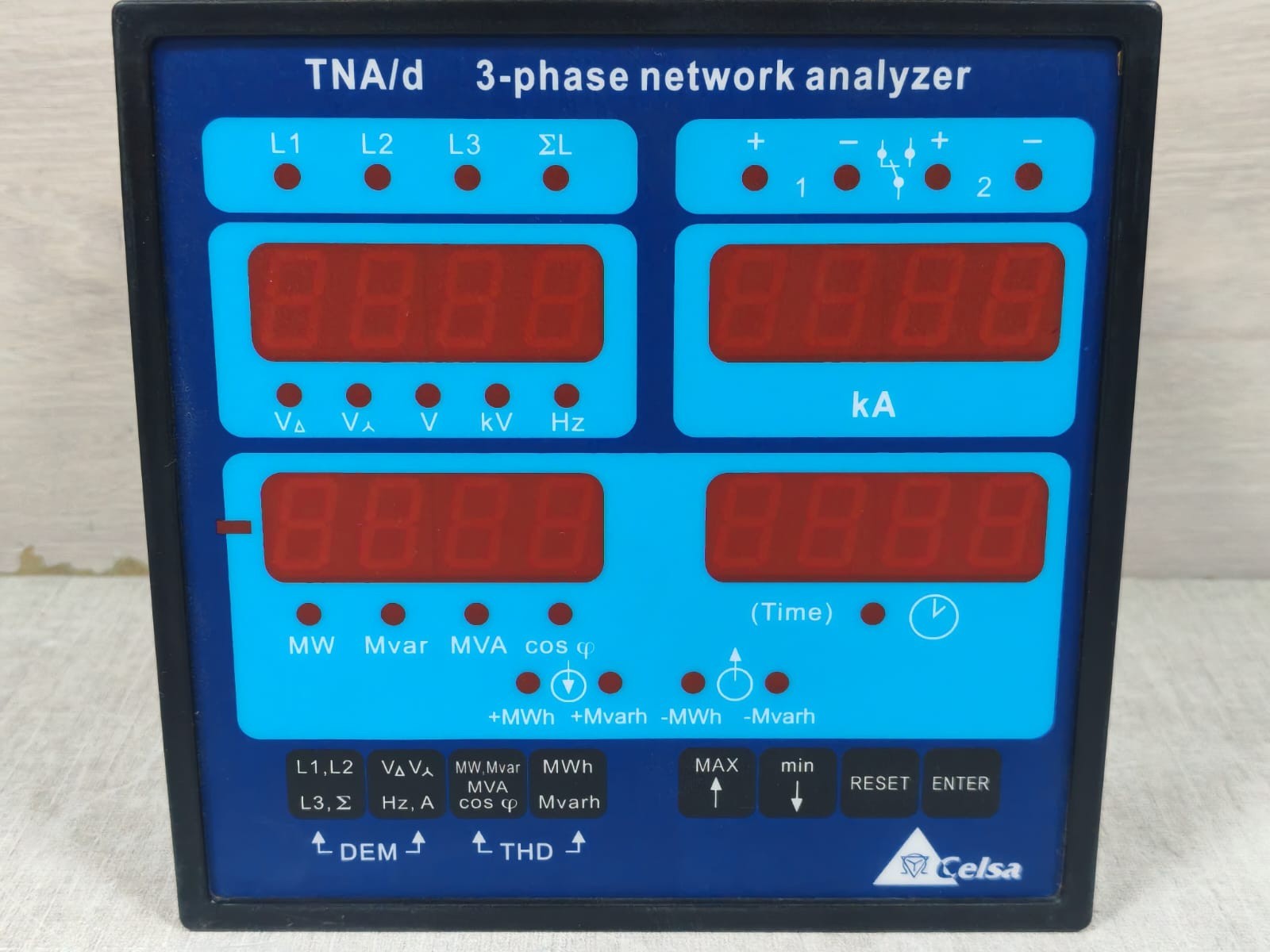 CELSA TNA/D CELSA TNA/D 3-PHASE NETWORK ANALYZER 5