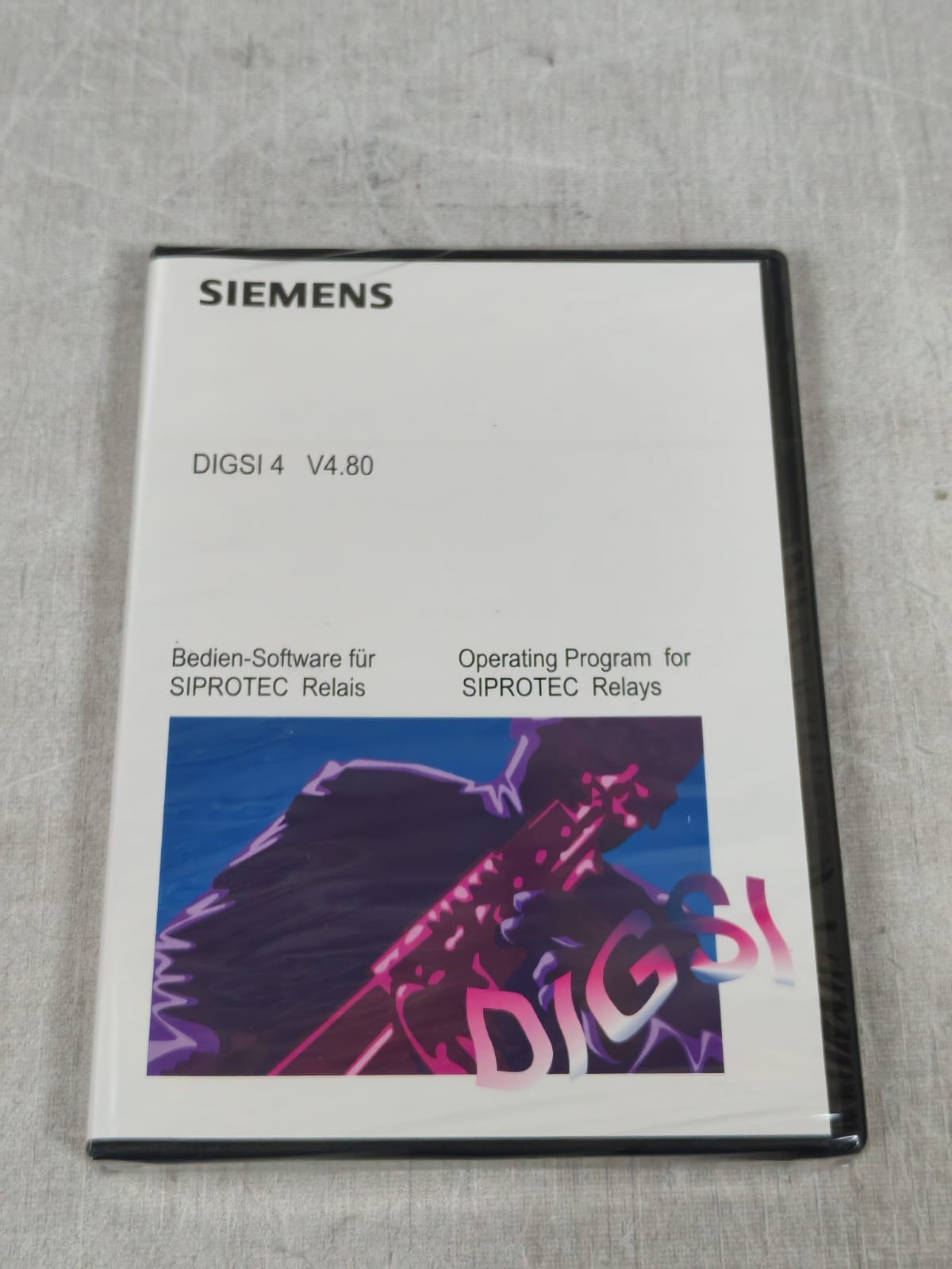 Siemens 7XS5400-0AA00 SIEMENS DIGSI4 V4.80 7XS5400-0AA00 BASIS CD-VERSION OPERATIING PROG.FOR SIPROTEC 4