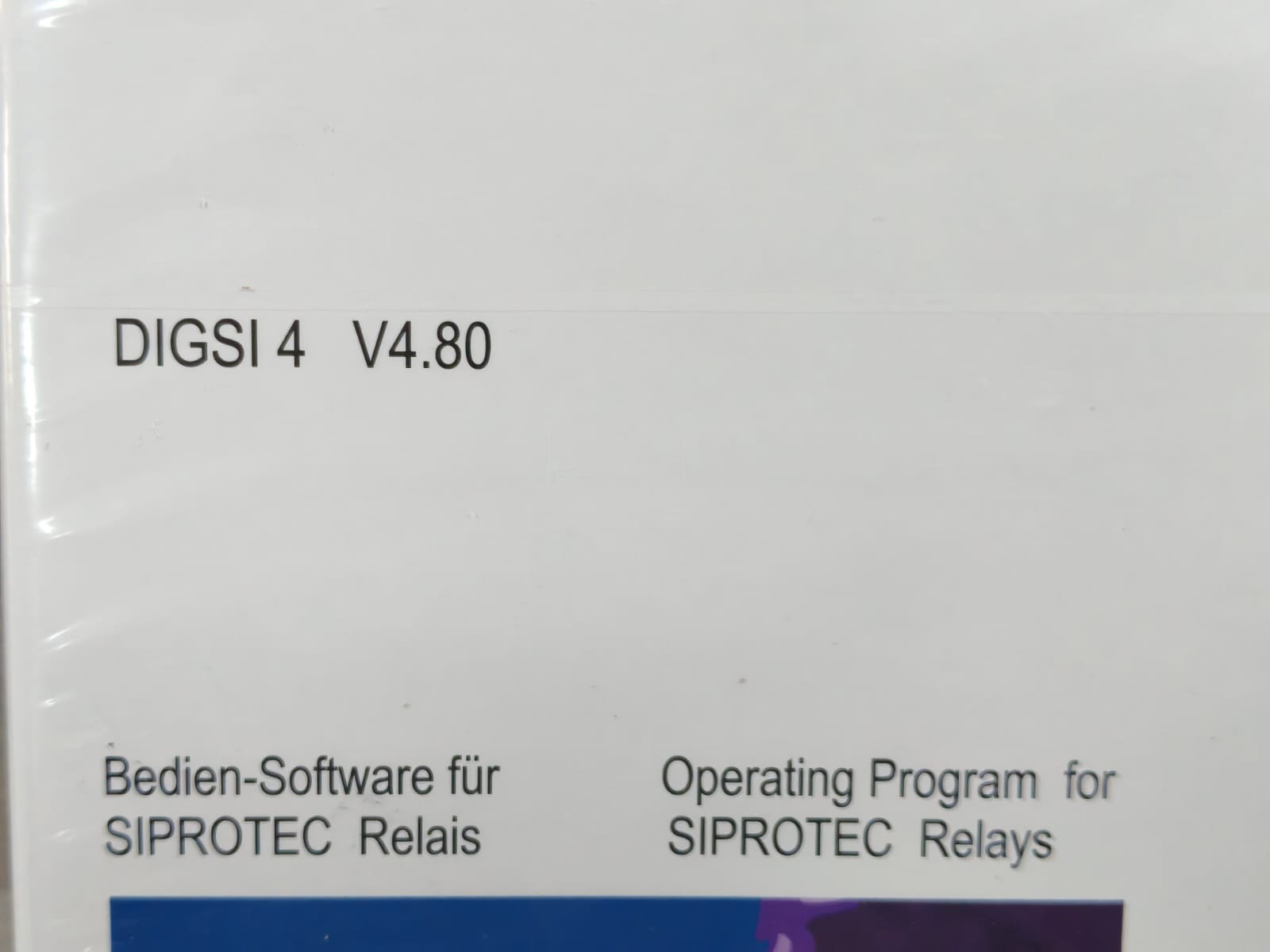 Siemens 7XS5400-0AA00 SIEMENS DIGSI4 V4.80 7XS5400-0AA00 BASIS CD-VERSION OPERATIING PROG.FOR SIPROTEC 5