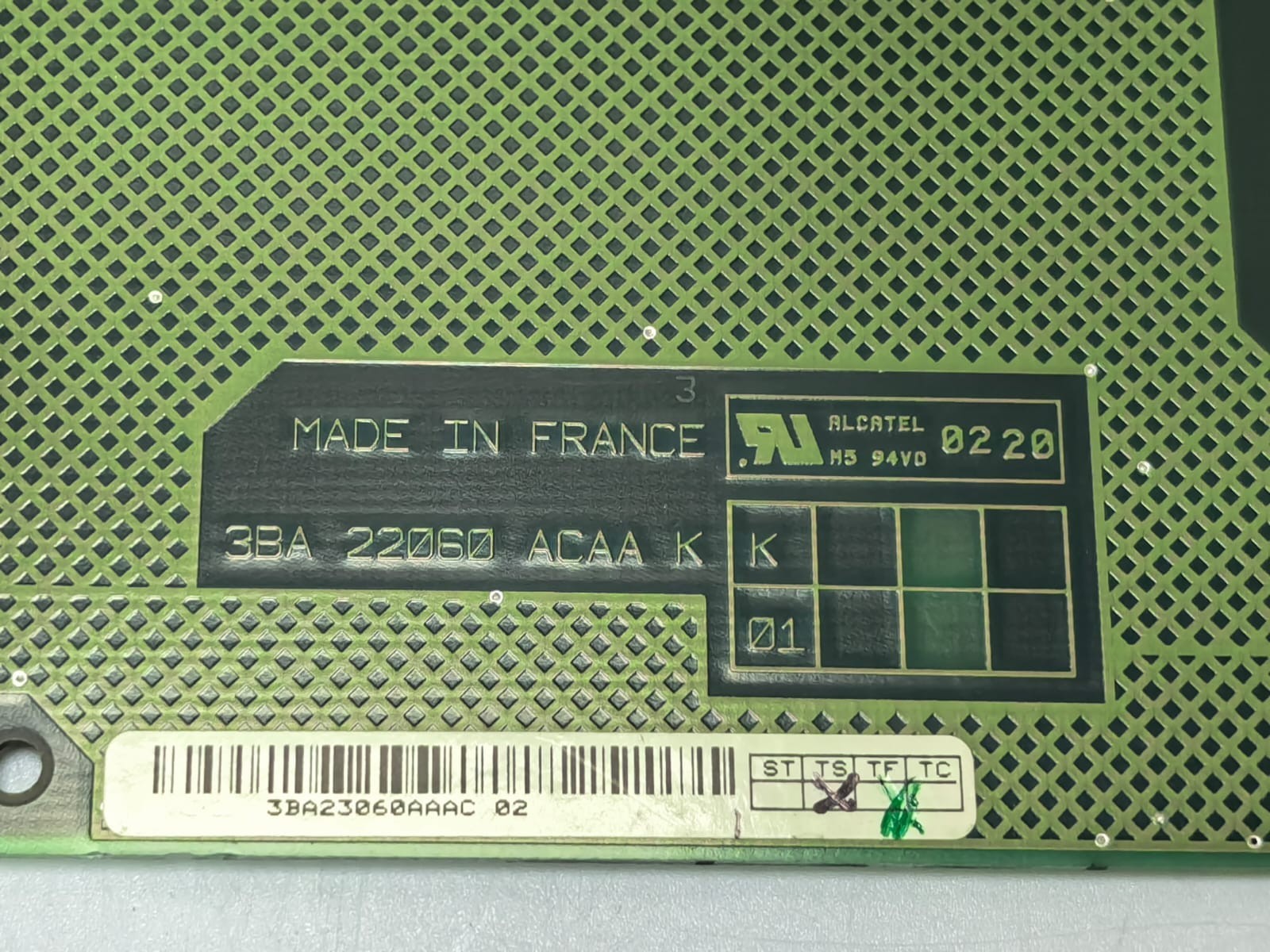 ALCATEL-LUCENT 3BA23060AAAC 02 ALCATEL-LUCENT ECX1 3BA 23060 /3BA23060AAAC 02 PCB BOARD 3