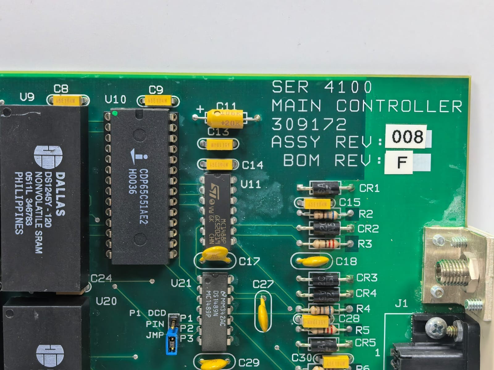 HATHAWAY PROCESS INSTRUMENTS 309172 ASSY REV.008 HATHAWAY PROCESS INSTRUMENTS SER 4100 MAIN CONTROLLER 309172 ASSY REV.008 2