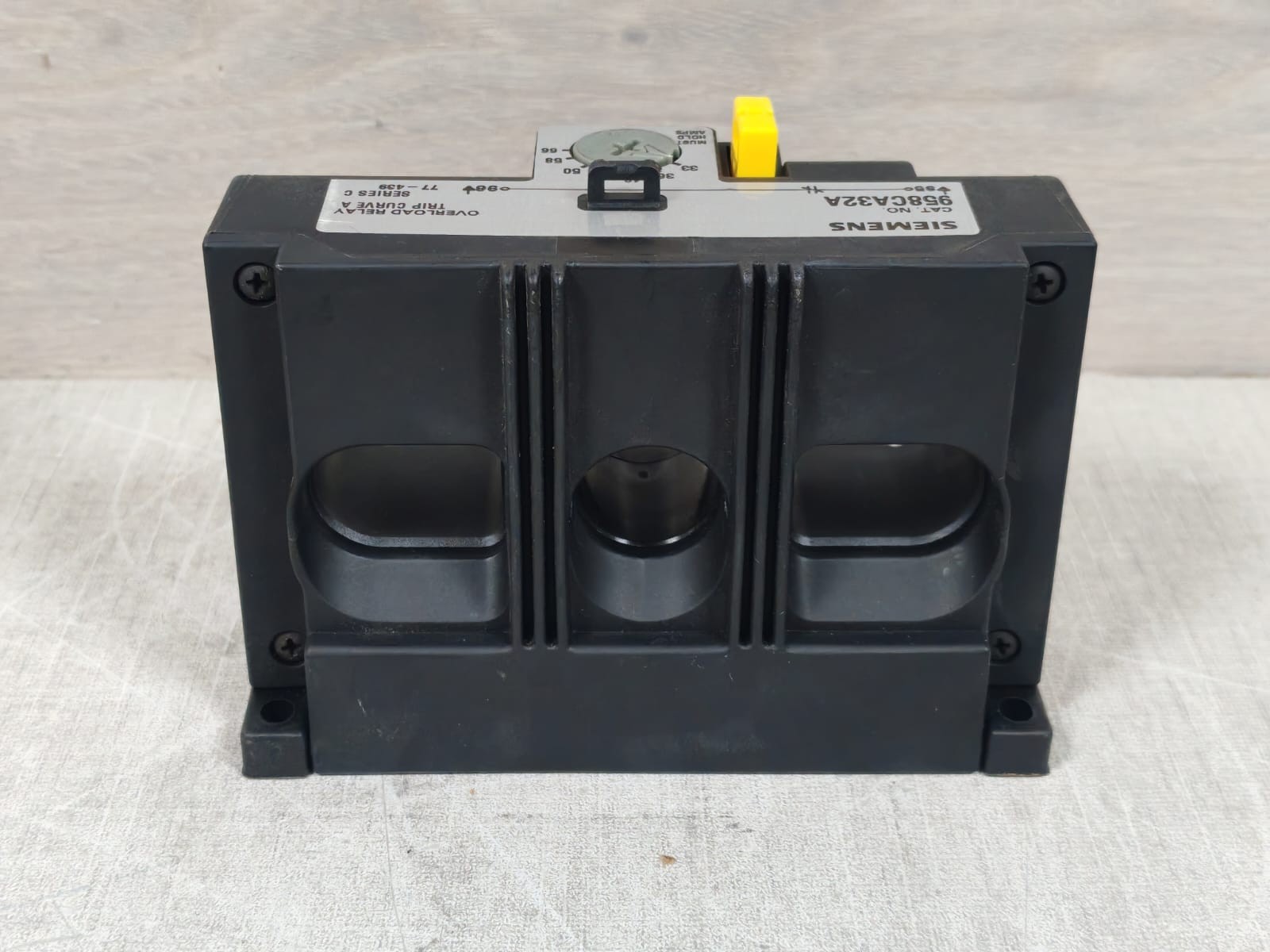 Siemens 958CA32A SIEMENS 958CA32A SOLID STATE OVERLOAD RELAY TRIP CURVE A SERIES C 8