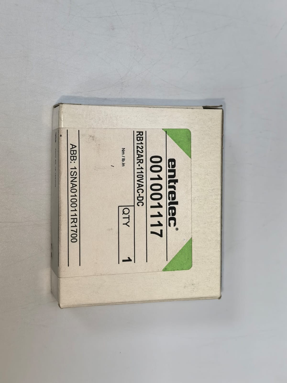 ABB RB122AR-110VAC-DC ENTRELEC 001001117 RB122AR-110VAC-DC INTERFACE RELAY MODULE ABB 1SNA010011R1700 8