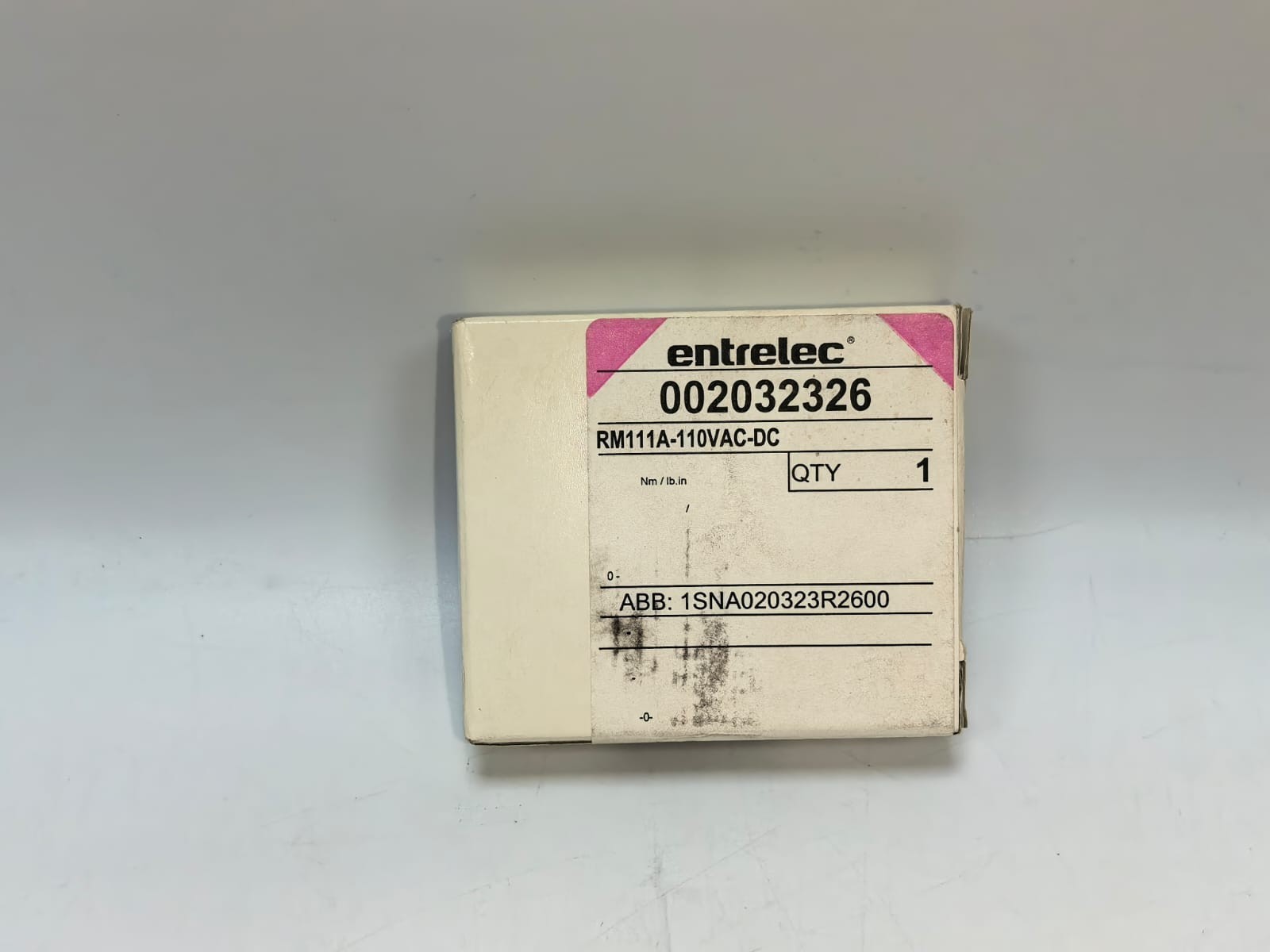 ABB RM111A-110VAC-DC ENTRELEC 002032326 RM111A-110VAC-DC ABB 1SNA020323R2600 10