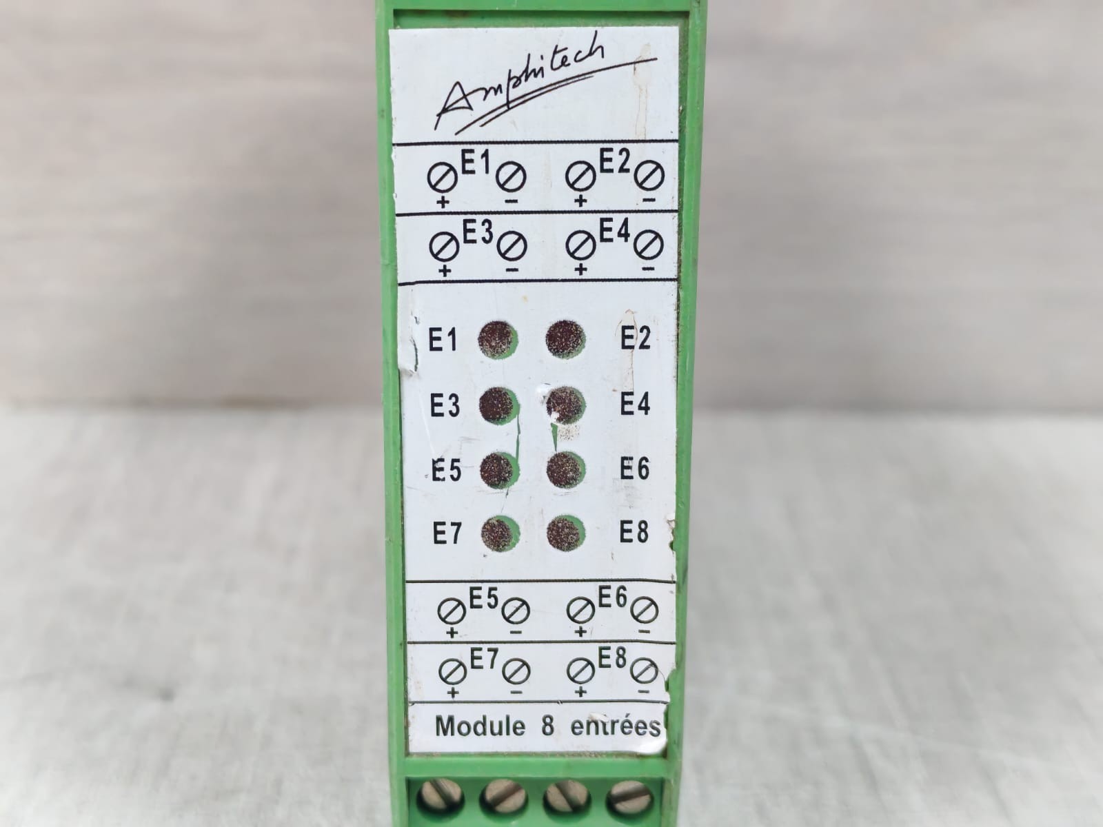 AMPHITECH 5-110VAC/DC AMPHITECH 2424ZZ00001714 71PT00101 8 INPUTS MODULE 5-110VAC/DC 2