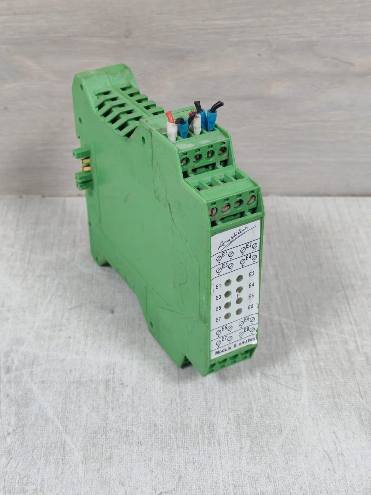AMPHITECH 5-110VAC/DC AMPHITECH 2424ZZ00001714 71PT00101 8 INPUTS MODULE 5-110VAC/DC 3