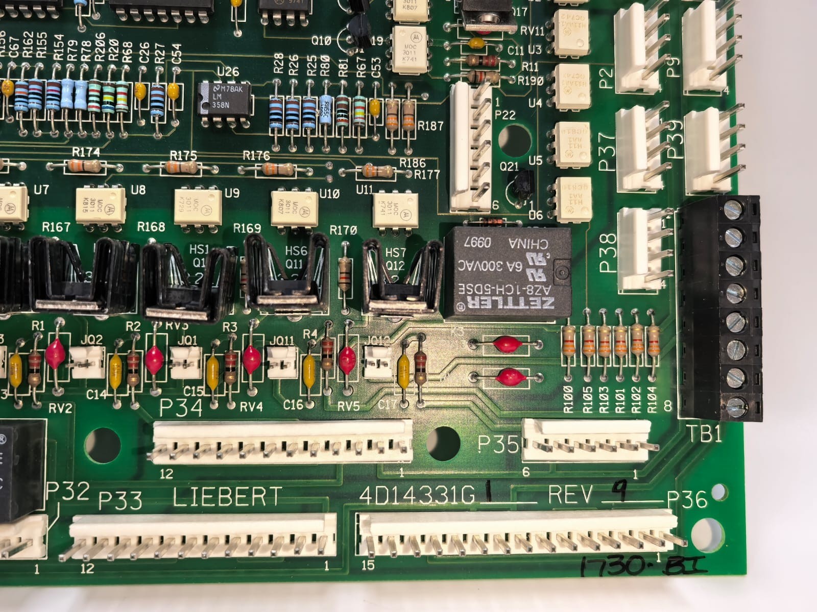 Emerson REV.9 LIEBERT 4D14331G1 REV.9 PCB BOARD 3