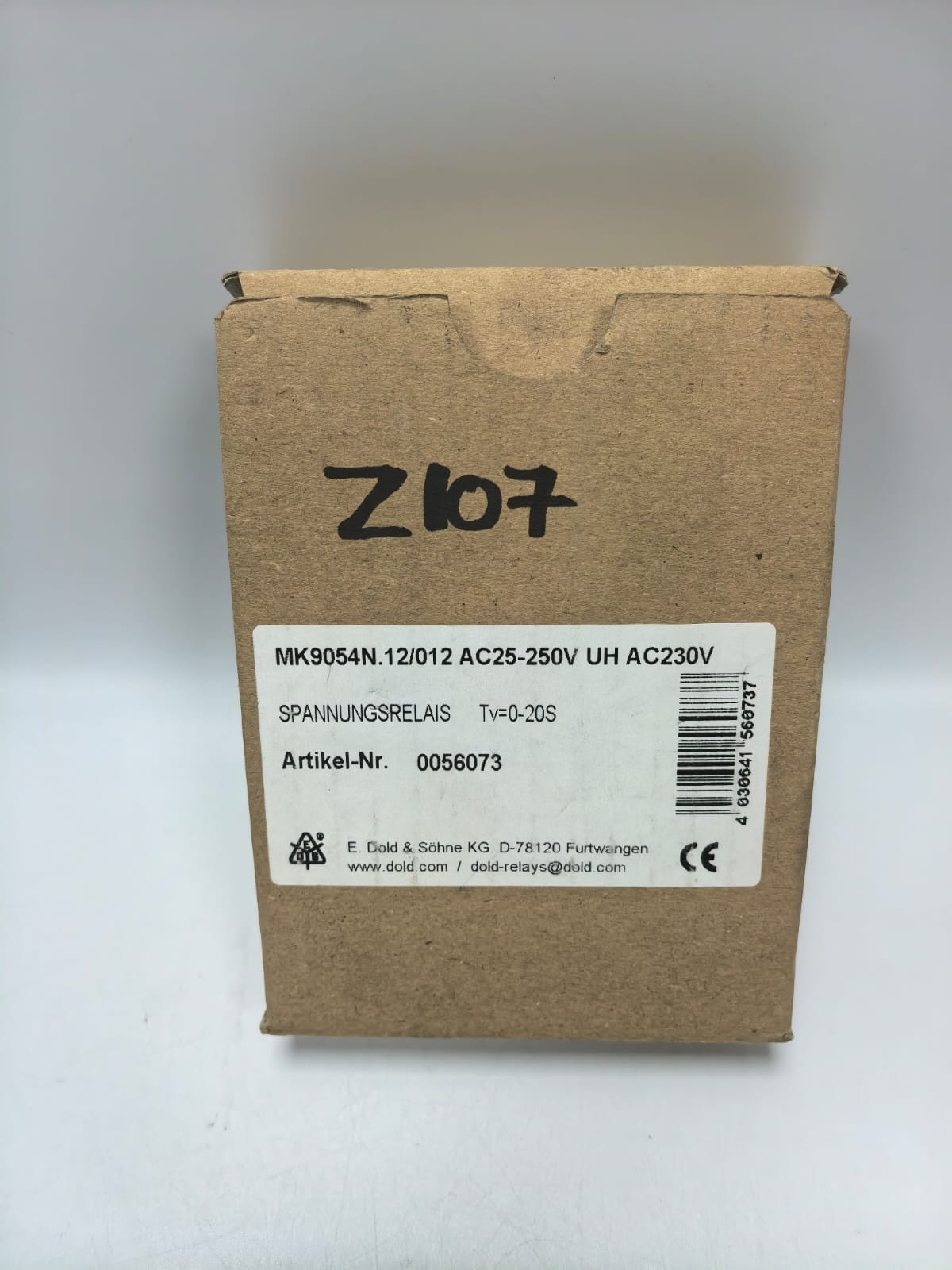 DOLD MK9054N.12/012 E.DOLD & SOHNE KG MK9054N.12/012 VOLTAGE RELAY 0056073 10
