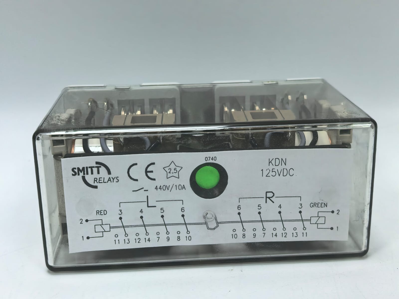 Mors Smitt 440V/10A SMITT RELAYS KDN 125VDC 440V/10A 2