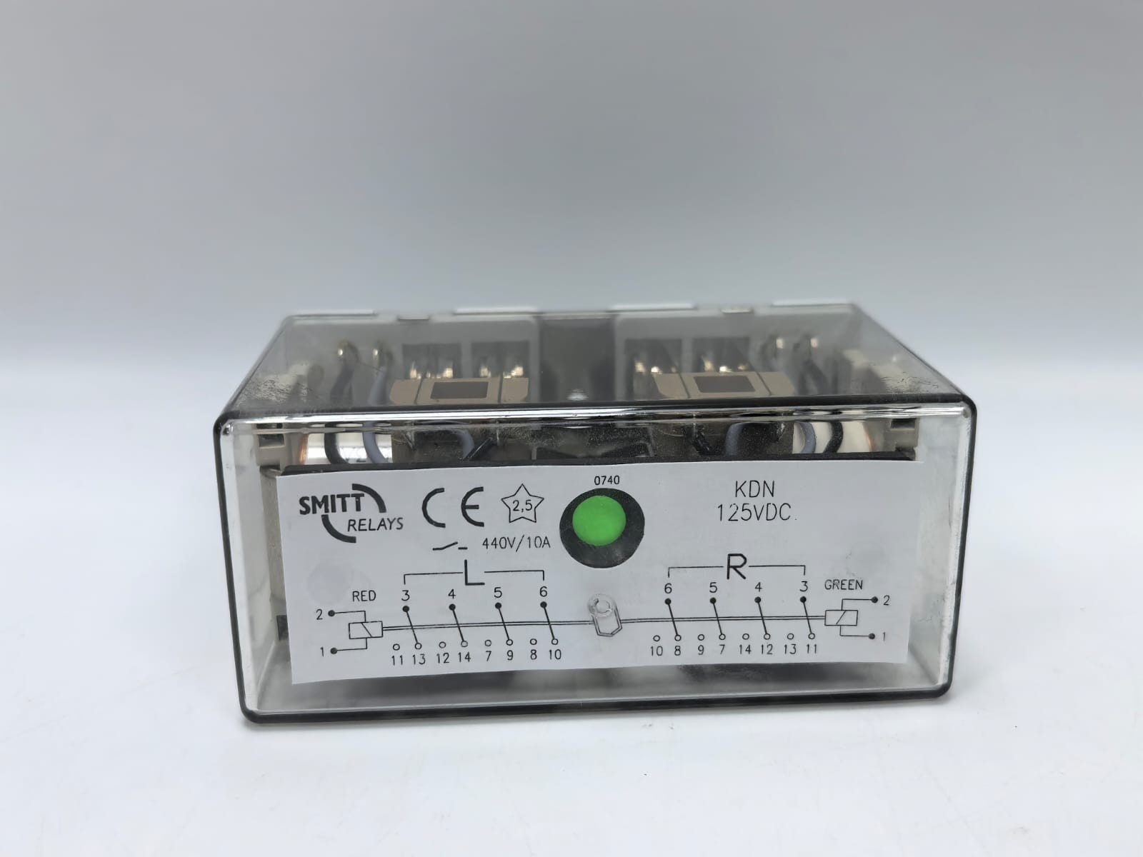SMITT RELAYS KDN 125VDC 440V/10A
