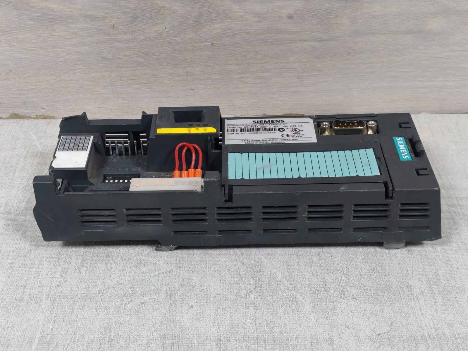 Siemens CU240E-2 SIEMENS 6SL3244-0BB12-1PA1 CU240E-2 DP VER.A03-4.5 SINAMICS CONTROL UNIT 7