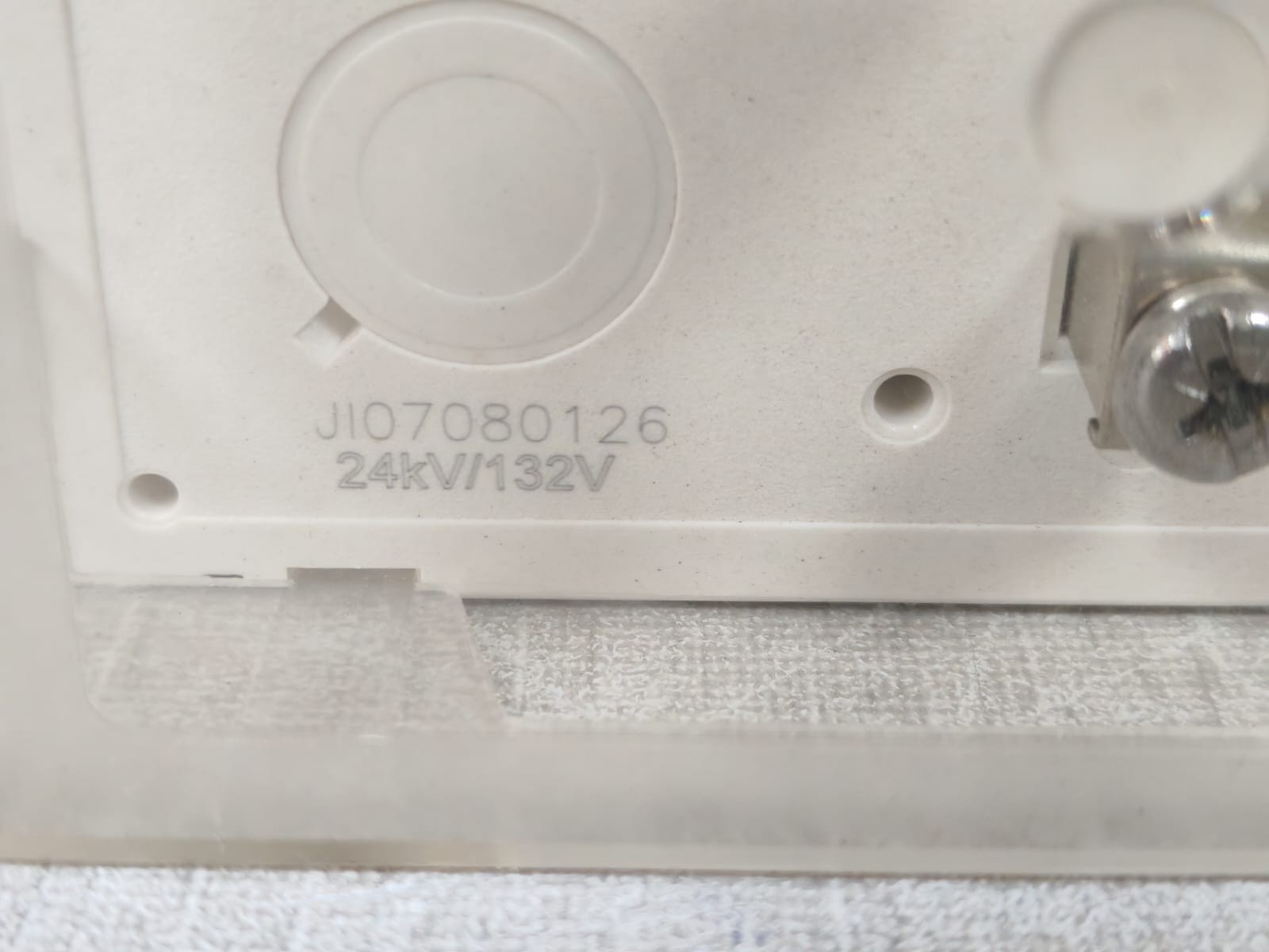 SIEMENS JI07080126 SIEMENS JI07080126 ANALOG AMMETER 24KV/132V 10