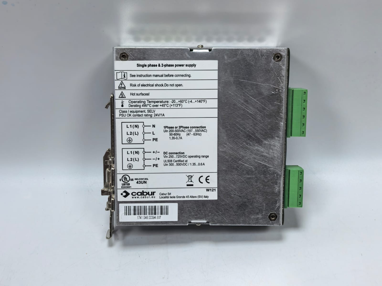 CABUR XCSW121C CABUR XCSW121C UNIVERSAL POWER SUPPLY 4