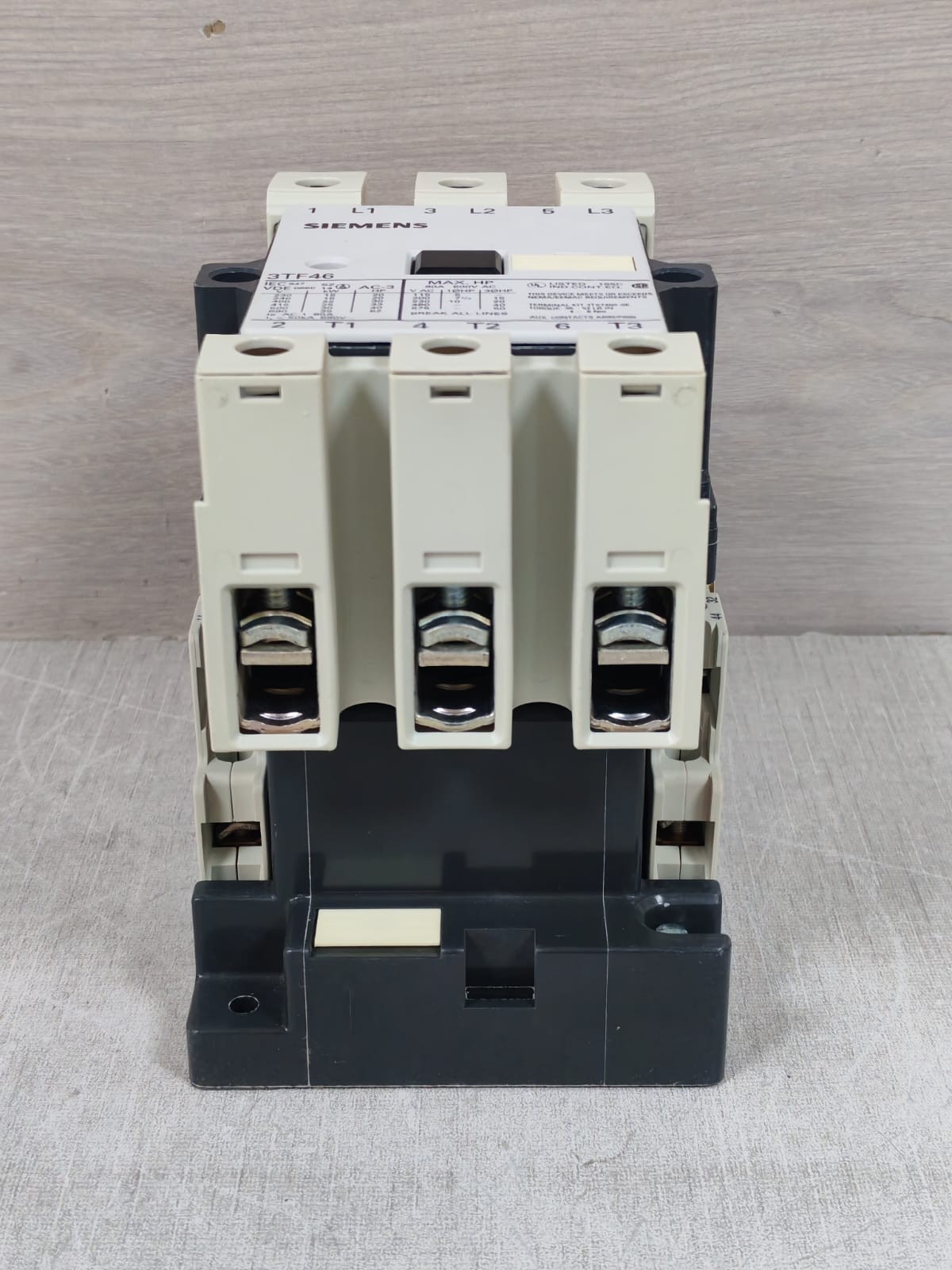 Siemens 3TF46 SIEMENS 3TF46 CONTACTOR 80A 600VAC 8