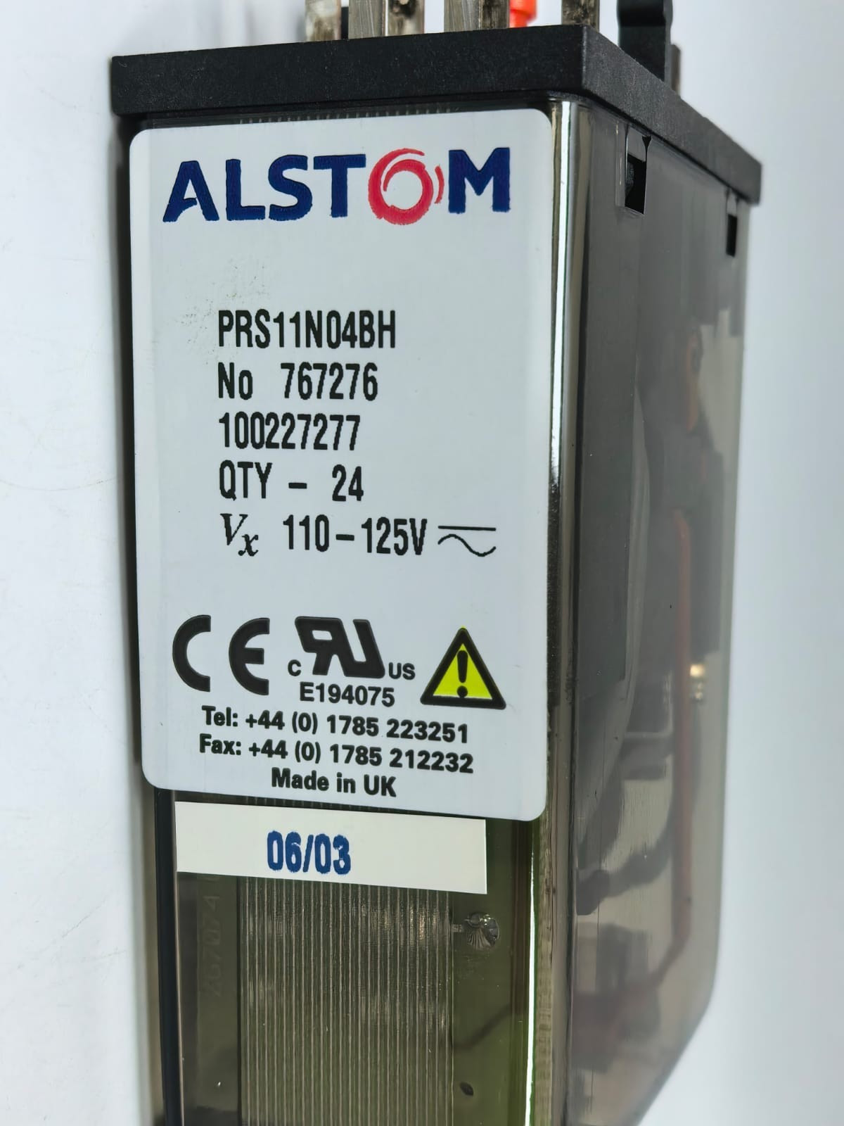 ALSTOM PRS11N04BH ALSTOM PRS11N04BH AUXILIARY RELAY 2