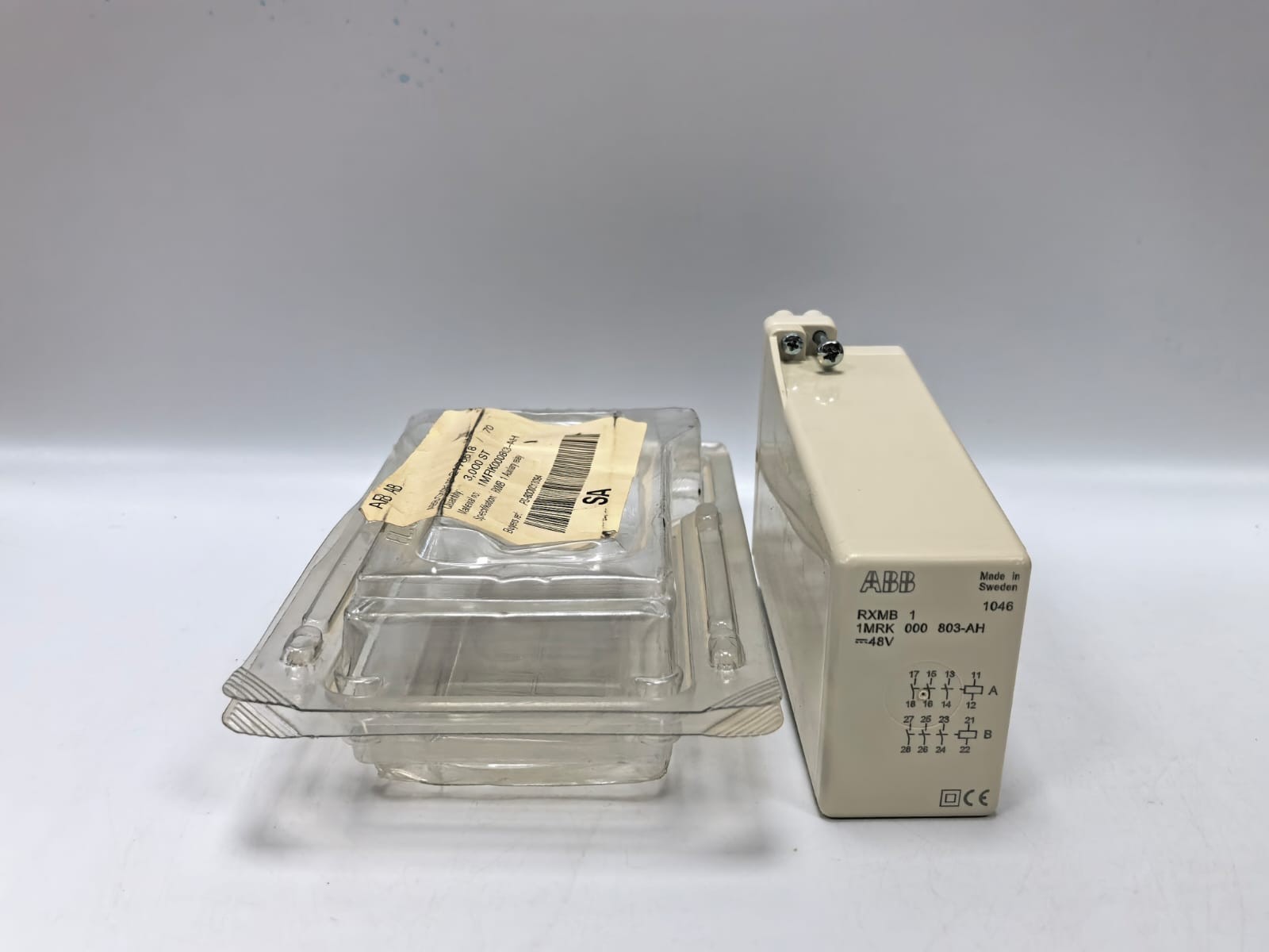 ABB RXMB-1 1MRK000803-AH AUXILIARY RELAY 48V