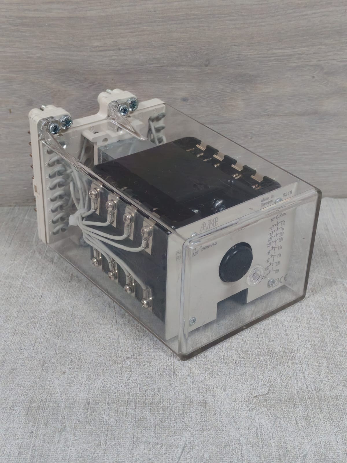 ABB RK223 ABB RXMH 2 RK223 069-AS AUXILIARY RELAY 220V 5