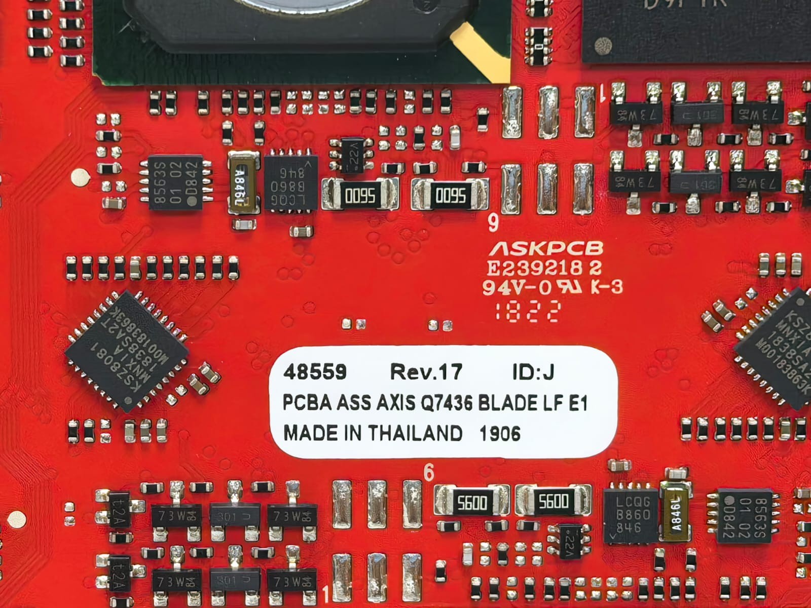 Axis BLADE-0584 AXIS COMMUNICATION Q7436 VIDEO ENCODER BLADE 0584-001-01 4