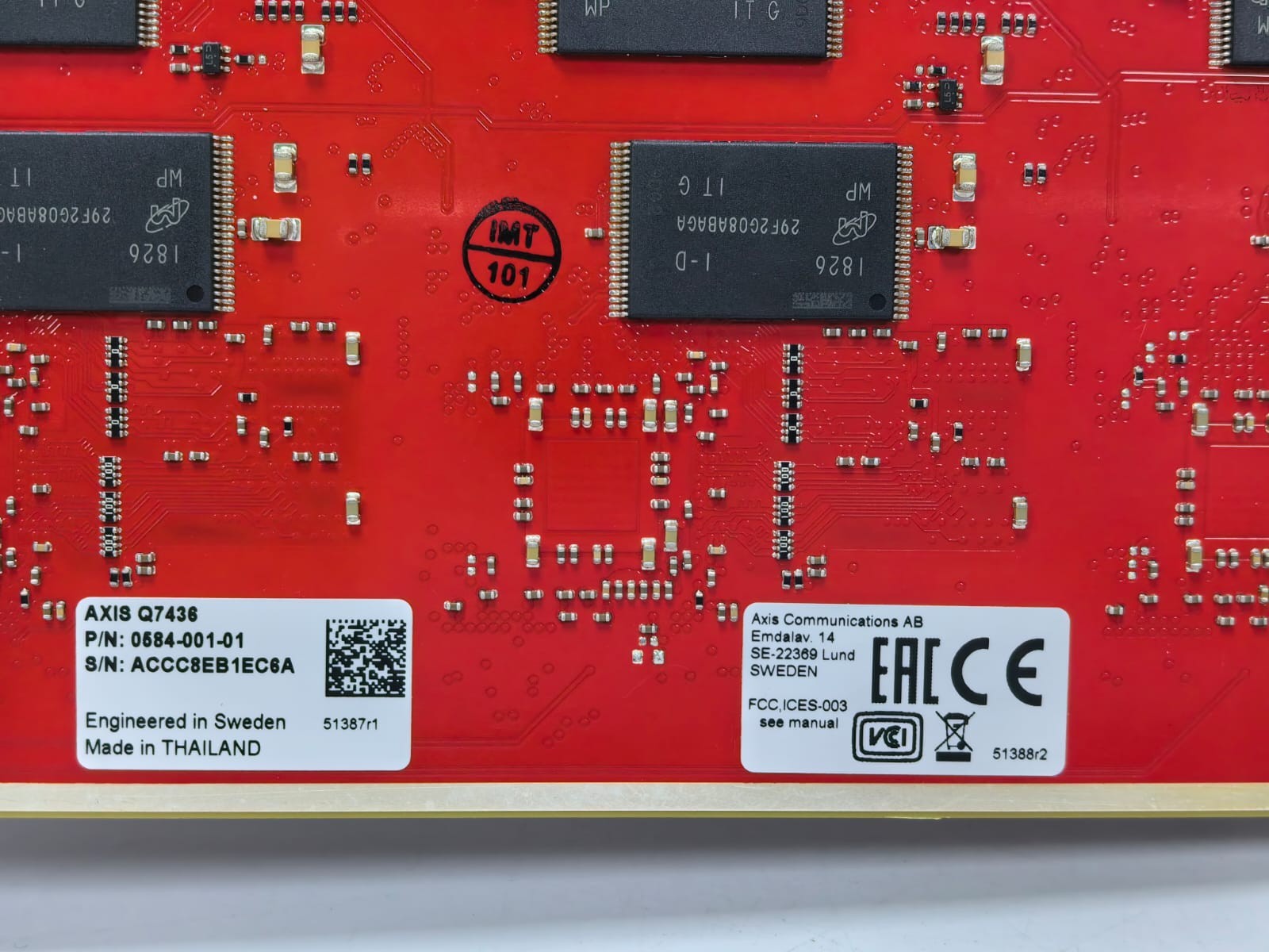 Axis BLADE-0584 AXIS COMMUNICATION Q7436 VIDEO ENCODER BLADE 0584-001-01 5